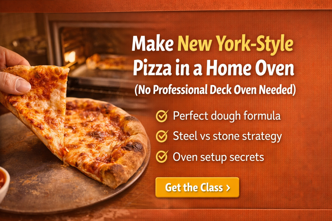 How to Make True New York–Style Pizza in a Home Oven (No Professional Deck Oven Needed)