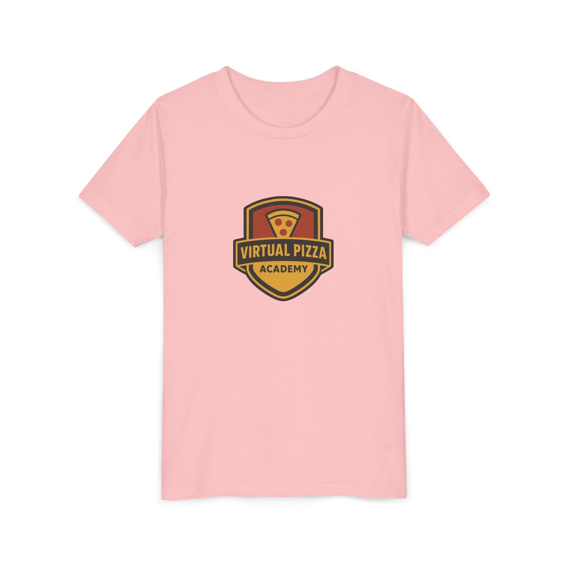 Youth Virtual Pizza Academy Tee - Fun Kids Shirt for Pizza Lovers, Birthday Gift, Foodie Apparel, Summer Wear, Family Gatherings