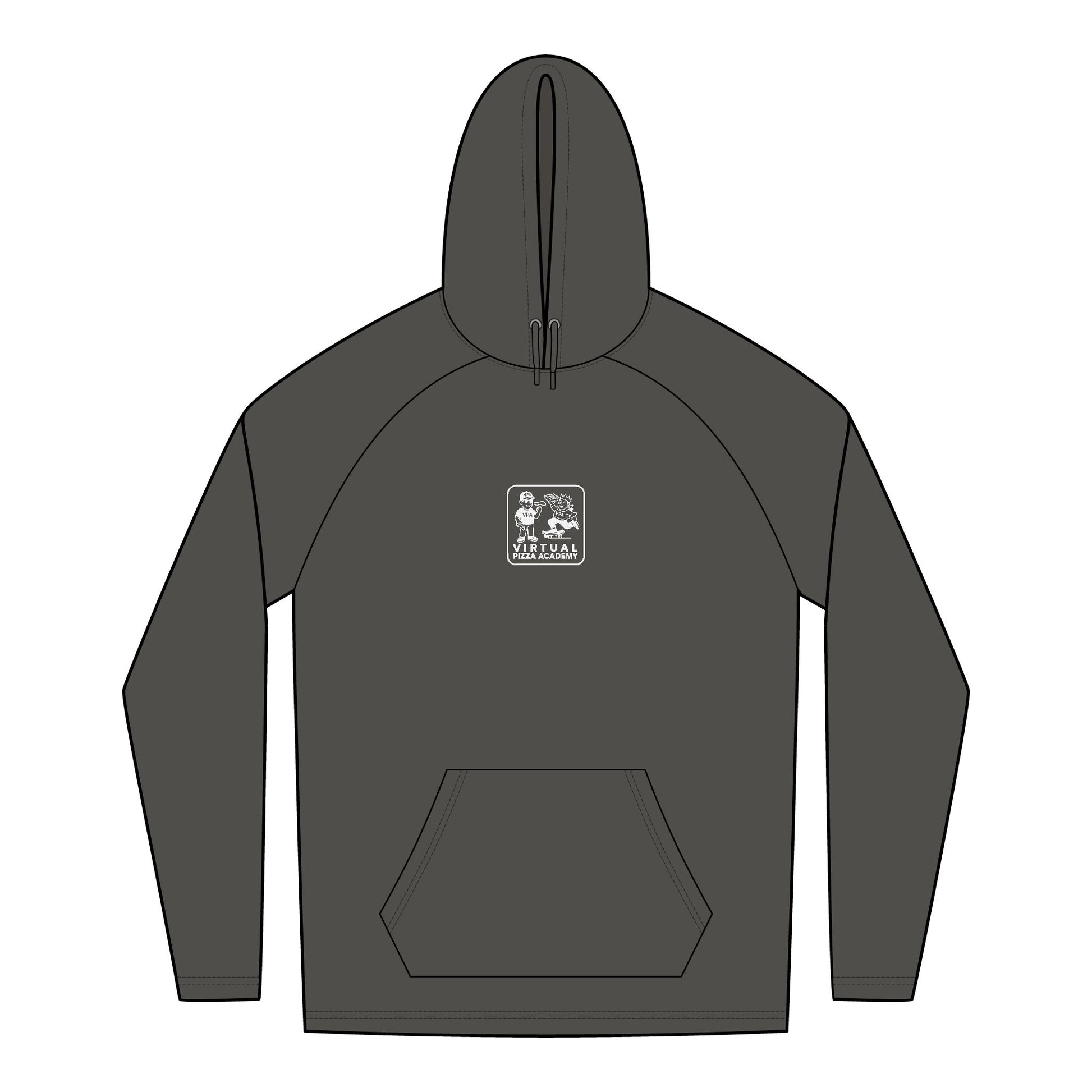 New Era. Virtual Pizza Academy Unisex Tri-Blend Graphic Hoodie