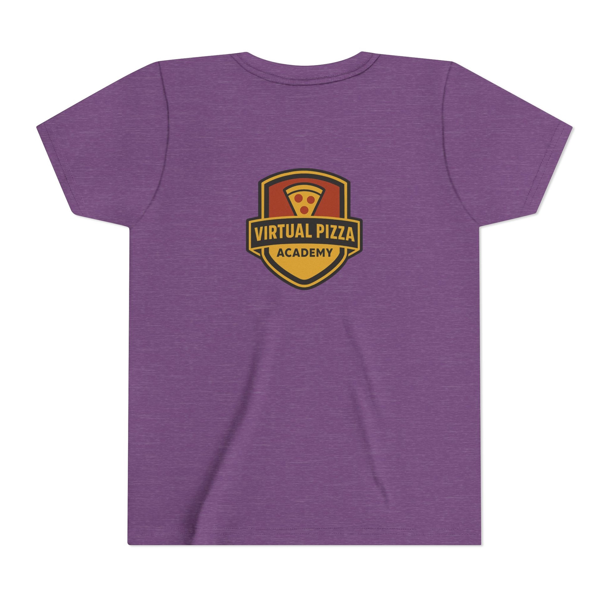 Youth Virtual Pizza Academy Tee - Fun Kids Shirt for Pizza Lovers, Birthday Gift, Foodie Apparel, Summer Wear, Family Gatherings