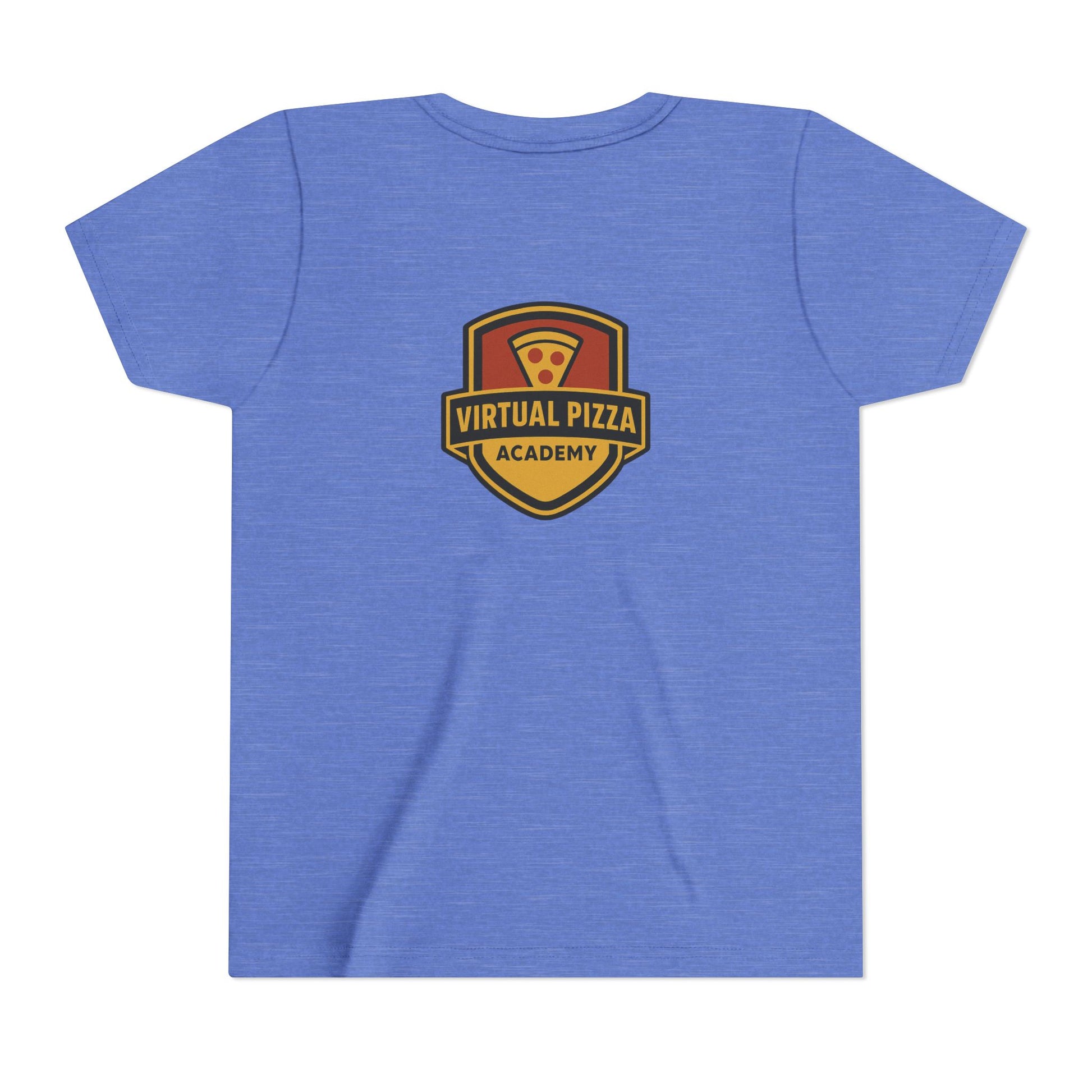 Youth Virtual Pizza Academy Tee - Fun Kids Shirt for Pizza Lovers, Birthday Gift, Foodie Apparel, Summer Wear, Family Gatherings