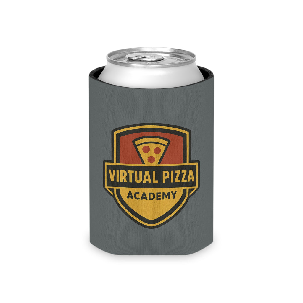 Cooler Cozie for Virtual Pizza Academy Lovers, Beer Hugger, Party Accessory, Gift for Pizza Enthusiasts, Fun Beverage Holder