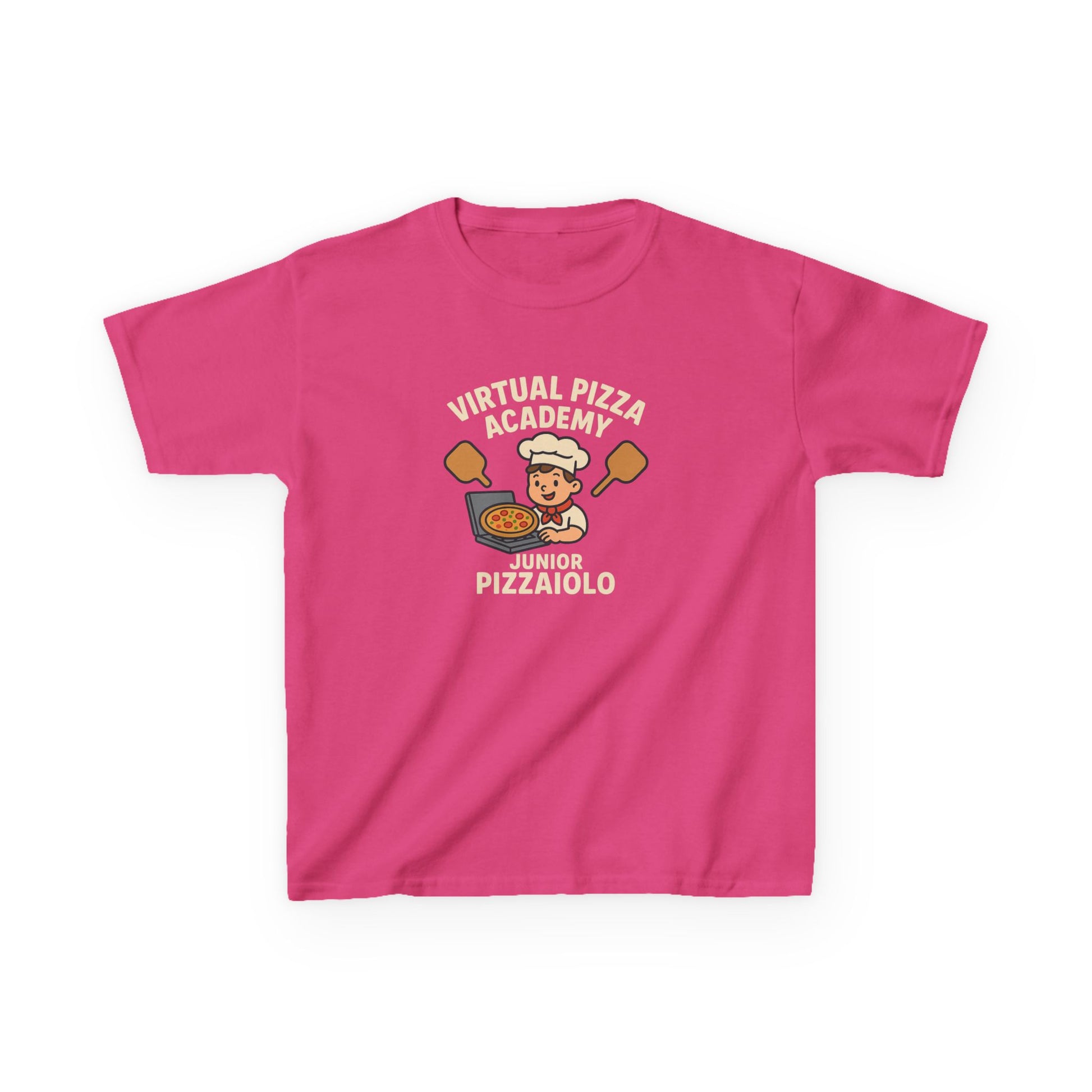 Kids Pizza Academy Tee, Fun Kids T-Shirt, Junior Pizza Maker Shirt, Birthday Gift for Kids, Cooking Class Apparel