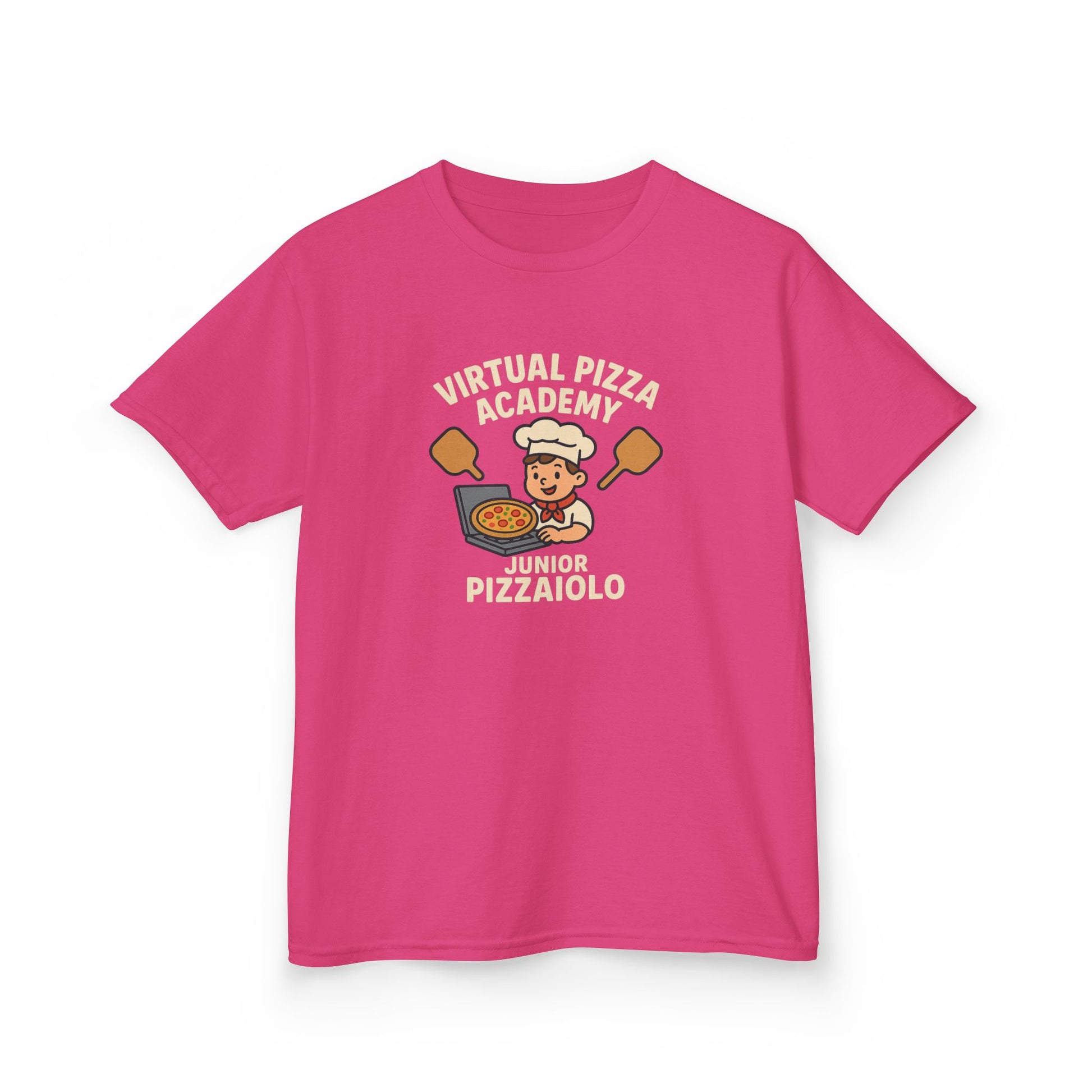 Kids Pizza Academy Tee, Fun Kids T-Shirt, Junior Pizza Maker Shirt, Birthday Gift for Kids, Cooking Class Apparel