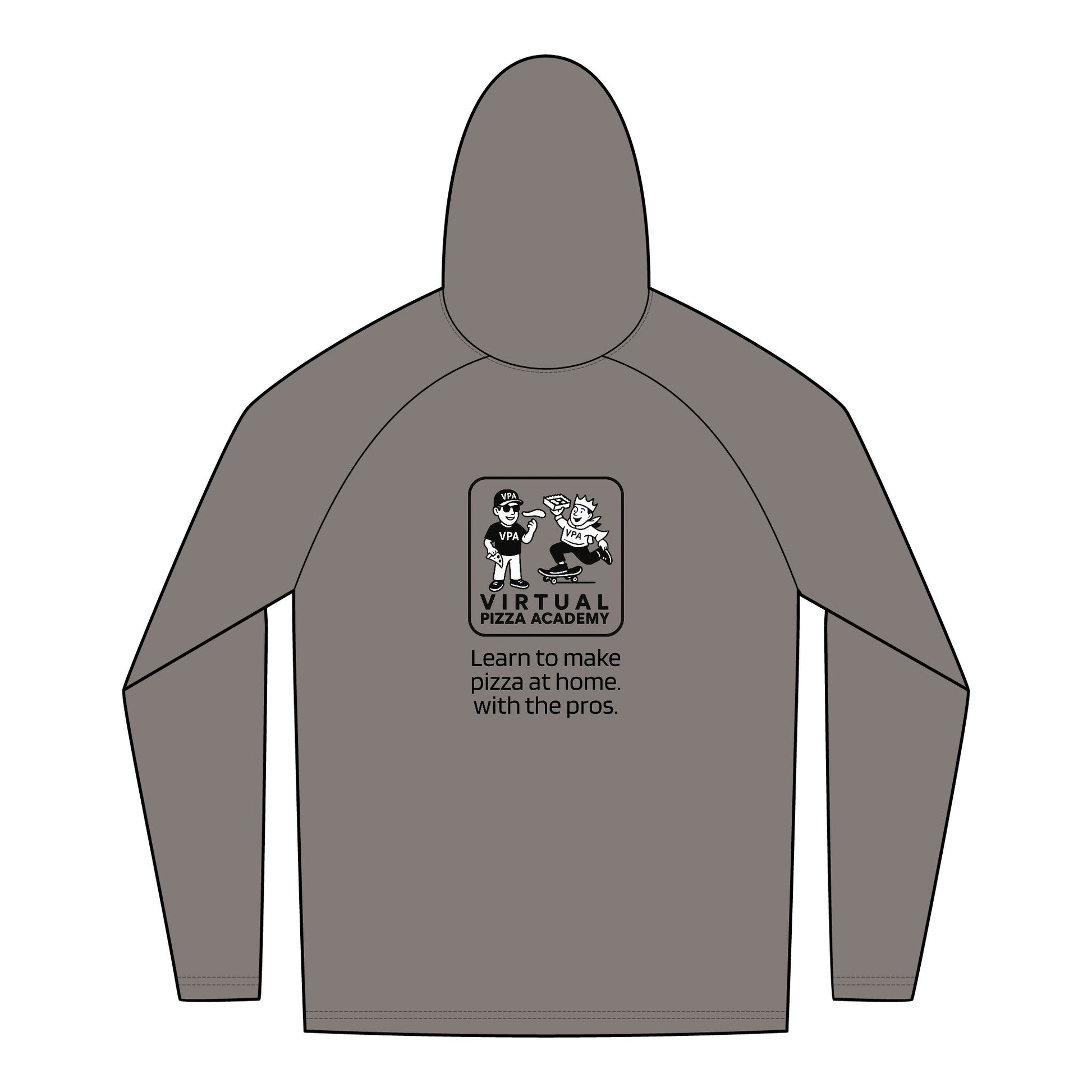 New Era. Virtual Pizza Academy Unisex Tri-Blend Graphic Hoodie