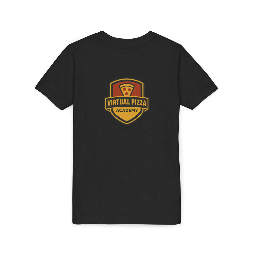 Youth Virtual Pizza Academy Tee - Fun Kids Shirt for Pizza Lovers, Birthday Gift, Foodie Apparel, Summer Wear, Family Gatherings