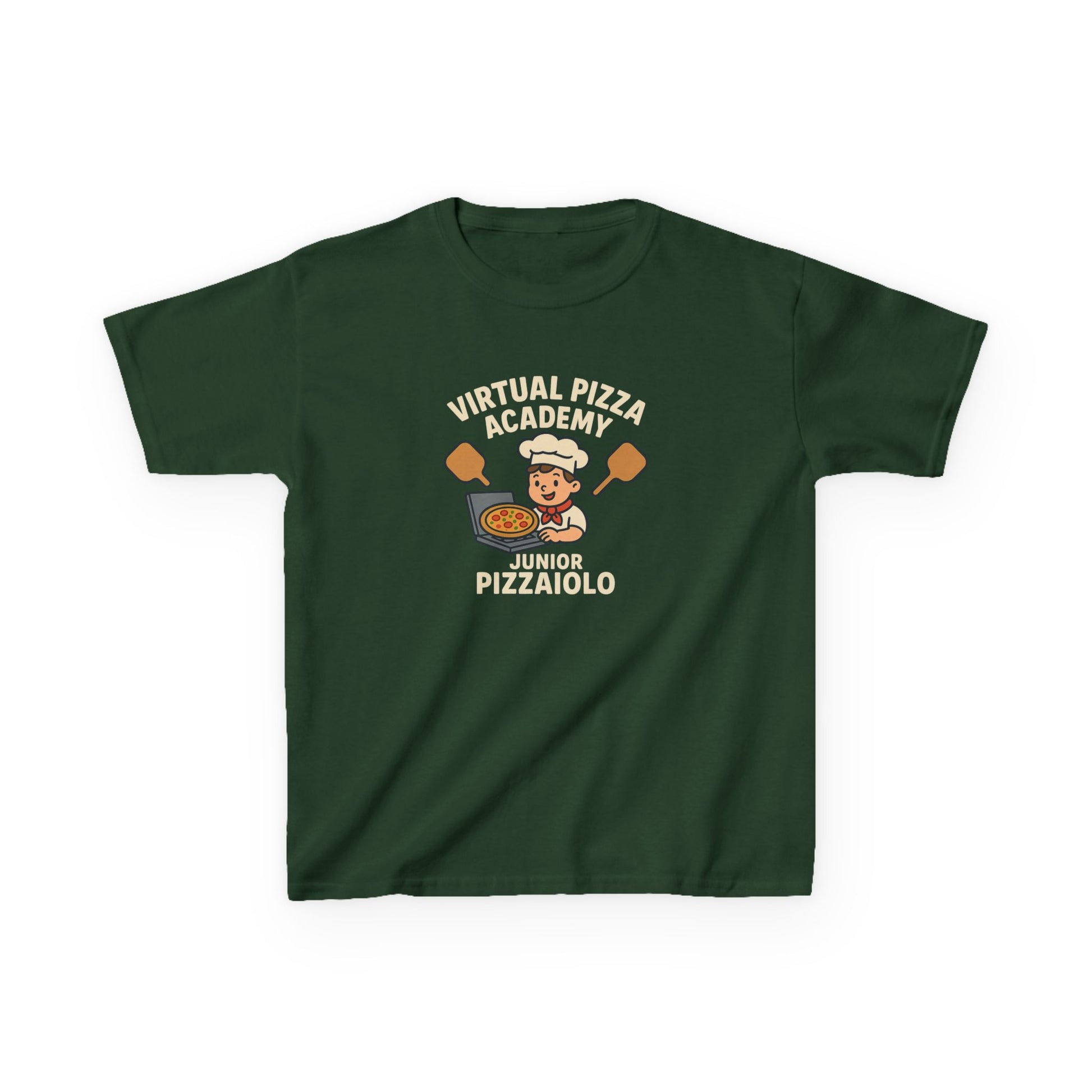 Kids Pizza Academy Tee, Fun Kids T-Shirt, Junior Pizza Maker Shirt, Birthday Gift for Kids, Cooking Class Apparel