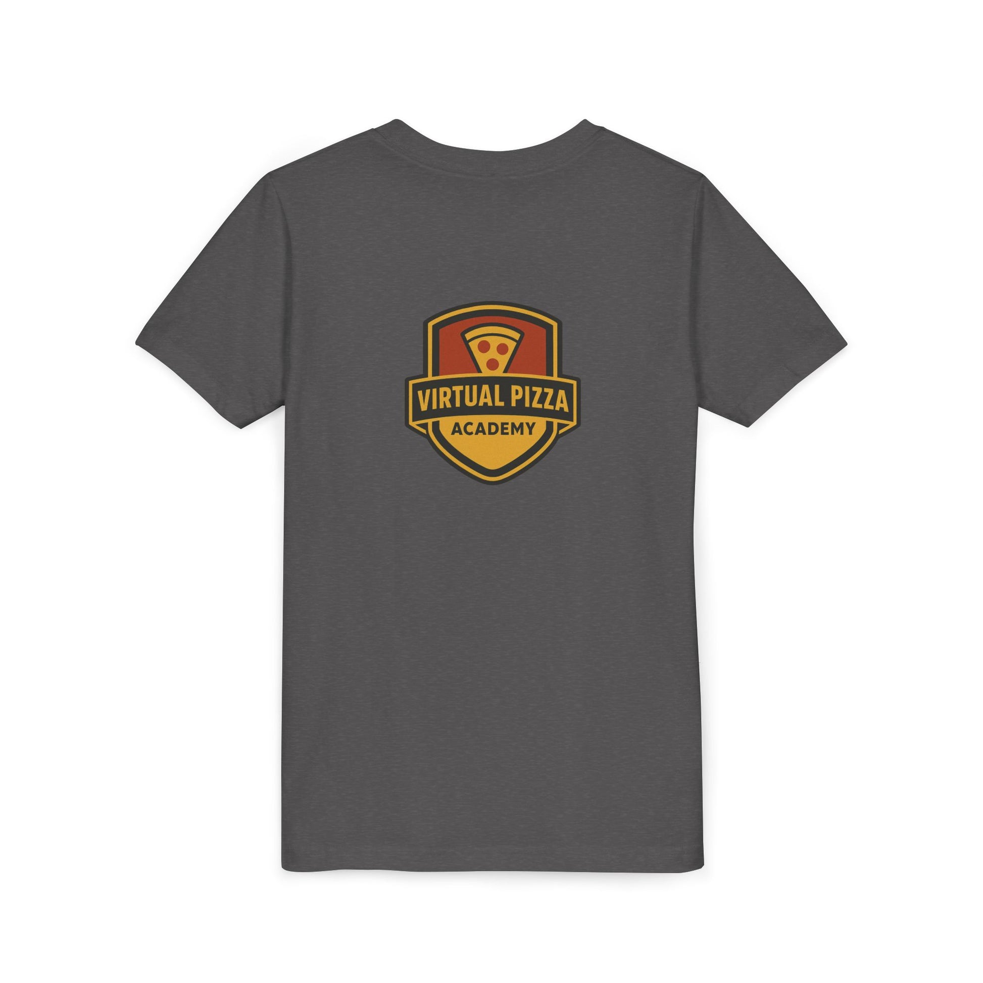 Youth Virtual Pizza Academy Tee - Fun Kids Shirt for Pizza Lovers, Birthday Gift, Foodie Apparel, Summer Wear, Family Gatherings