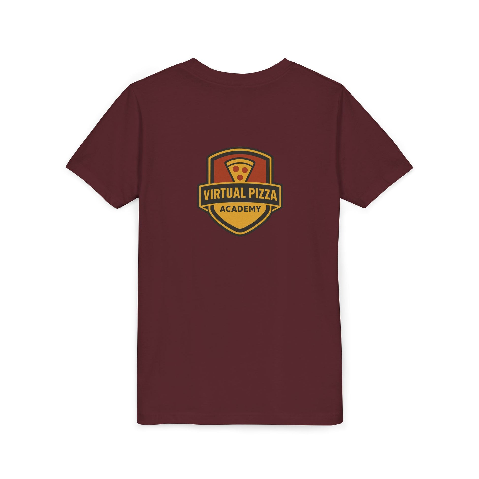 Youth Virtual Pizza Academy Tee - Fun Kids Shirt for Pizza Lovers, Birthday Gift, Foodie Apparel, Summer Wear, Family Gatherings