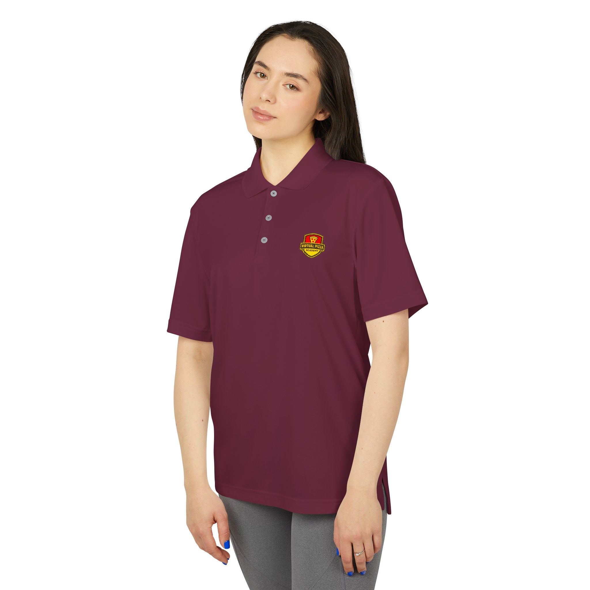 adidas Unisex Performance Polo – Virtual Pizza Academy