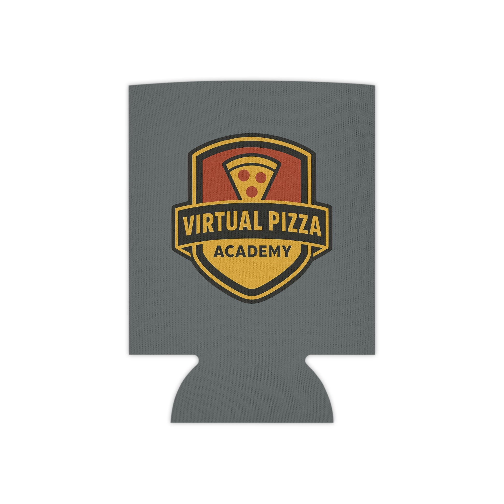 Cooler Cozie for Virtual Pizza Academy Lovers, Beer Hugger, Party Accessory, Gift for Pizza Enthusiasts, Fun Beverage Holder