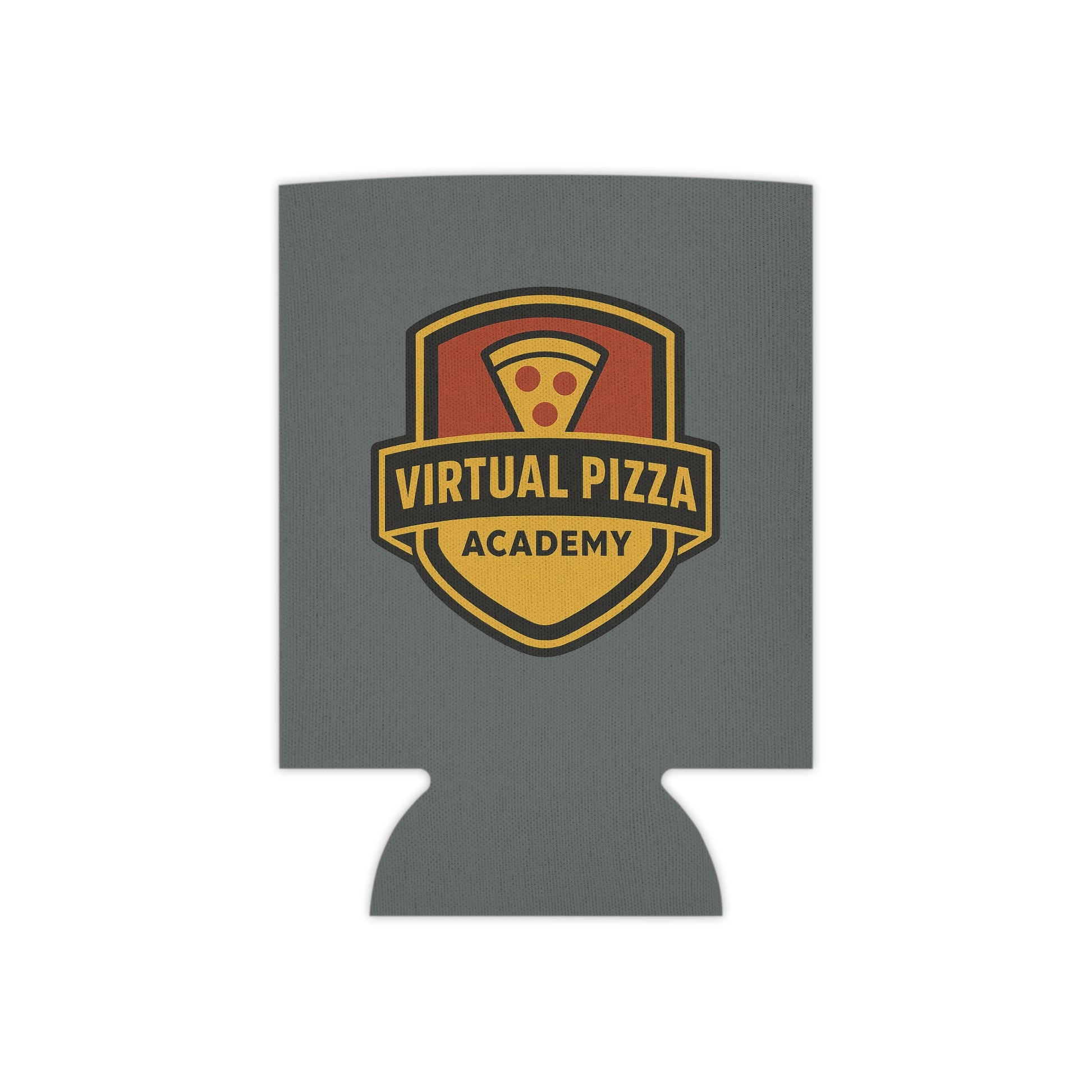 Cooler Cozie for Virtual Pizza Academy Lovers, Beer Hugger, Party Accessory, Gift for Pizza Enthusiasts, Fun Beverage Holder