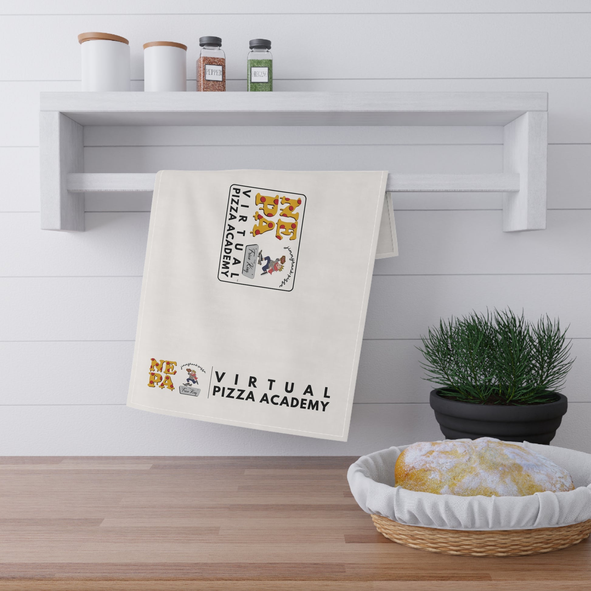 Virtual Pizza Academy Tea Towel