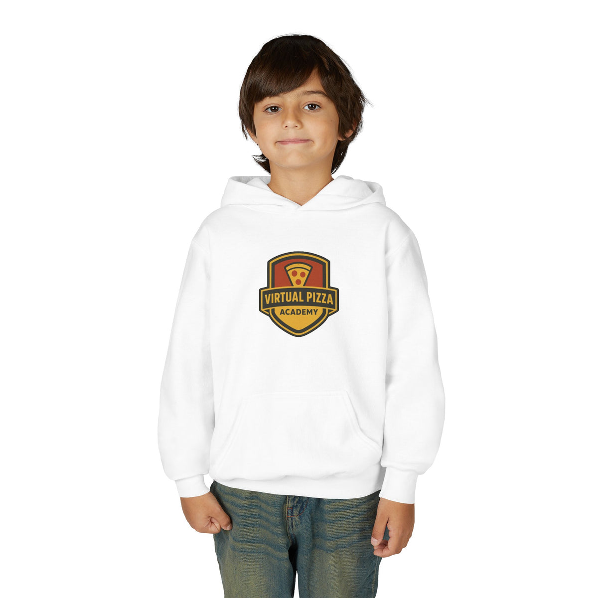 VPA Shield Logo - Youth Heavy Blend Hooded Sweatshirt