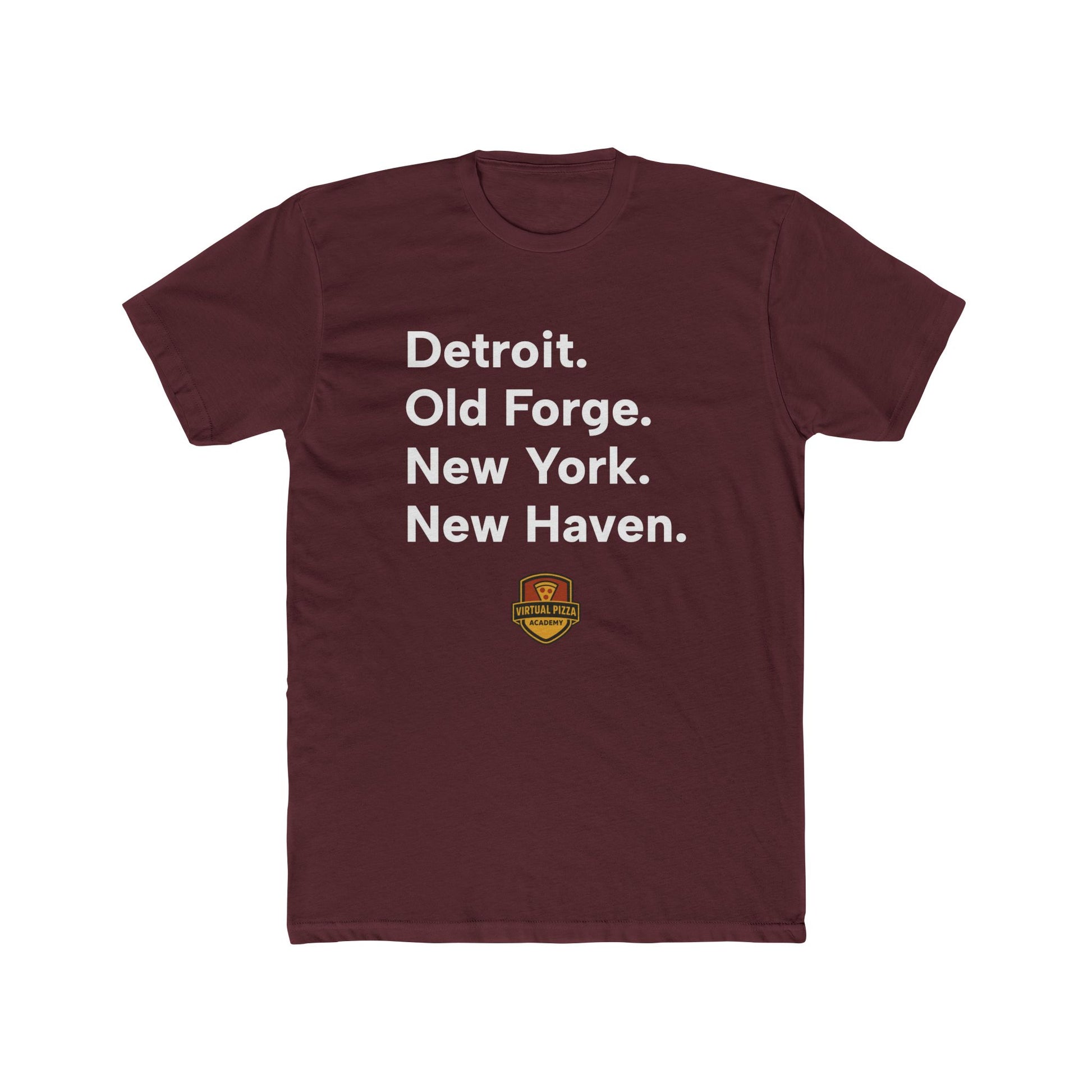 Detroit. Old Forge. New York. New Haven.