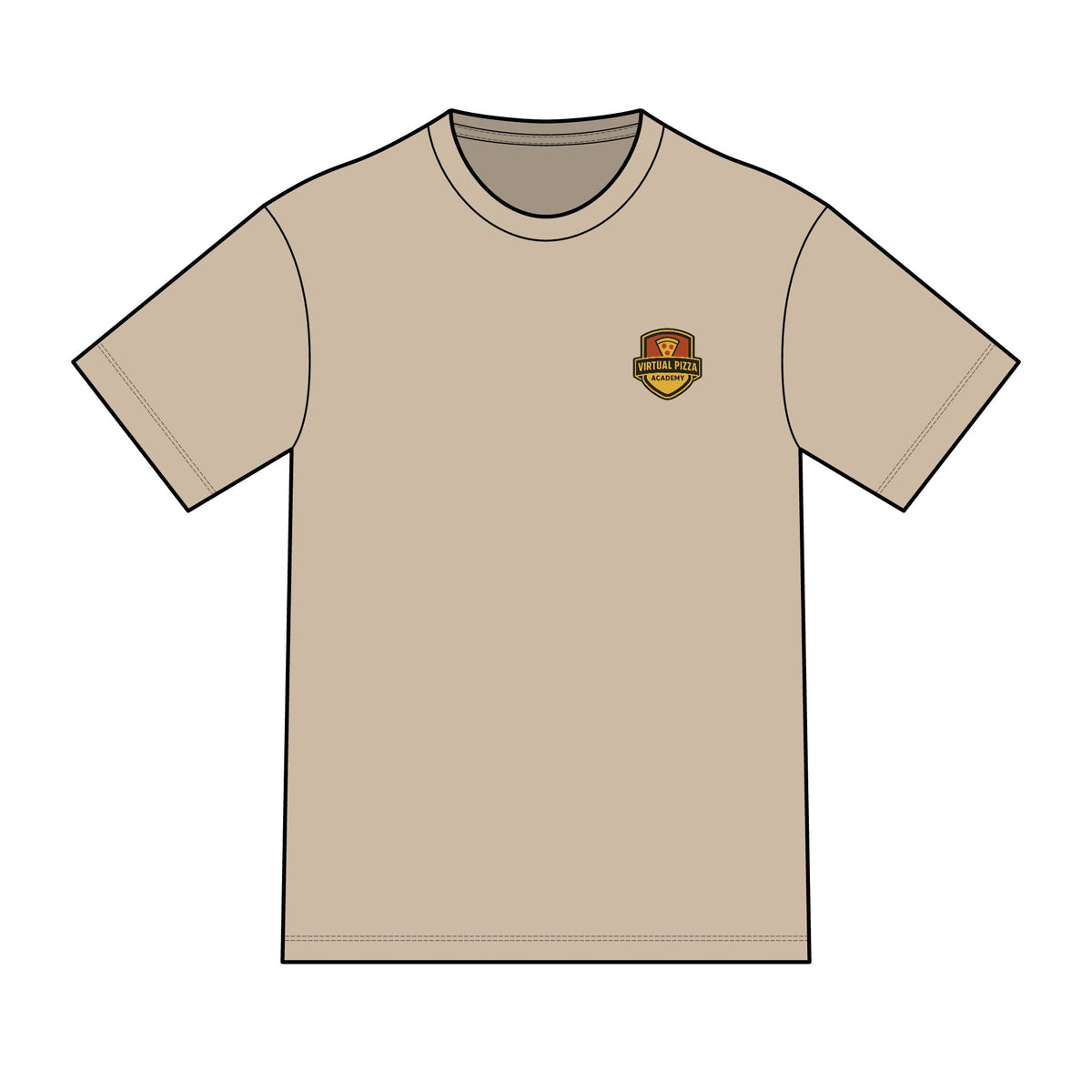 Virtual Pizza Academy District ® Perfect Tri ® Tee