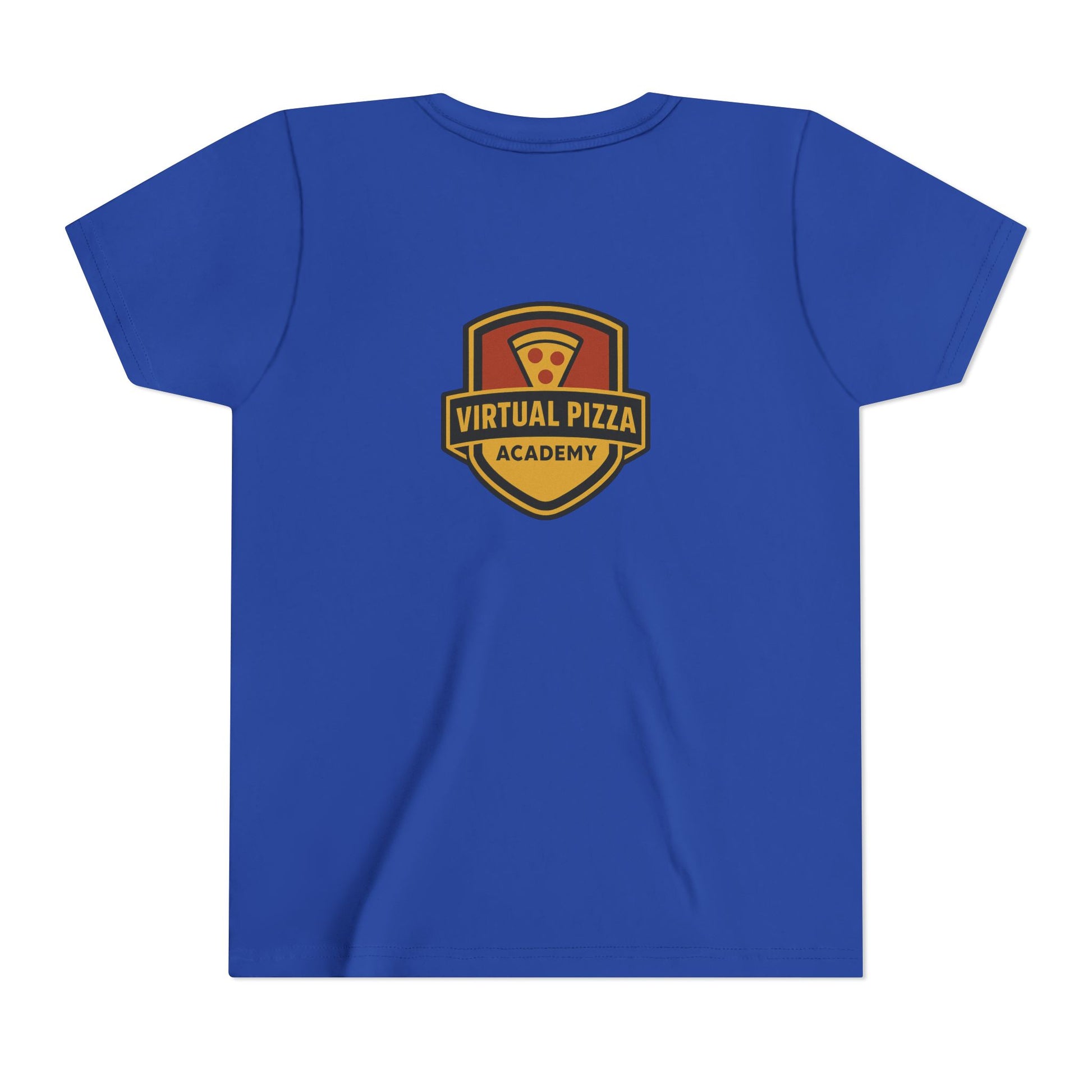 Youth Virtual Pizza Academy Tee - Fun Kids Shirt for Pizza Lovers, Birthday Gift, Foodie Apparel, Summer Wear, Family Gatherings