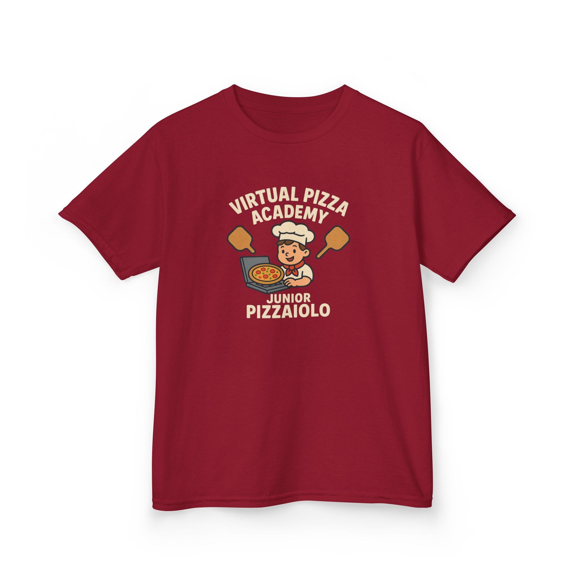 Kids Pizza Academy Tee, Fun Kids T-Shirt, Junior Pizza Maker Shirt, Birthday Gift for Kids, Cooking Class Apparel