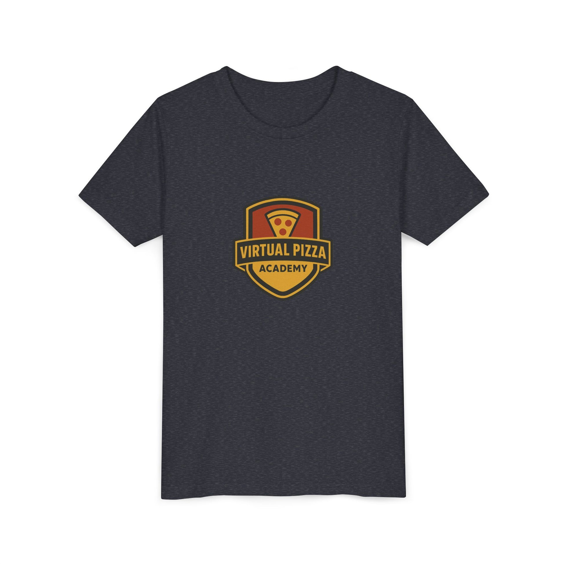 Youth Virtual Pizza Academy Tee - Fun Kids Shirt for Pizza Lovers, Birthday Gift, Foodie Apparel, Summer Wear, Family Gatherings