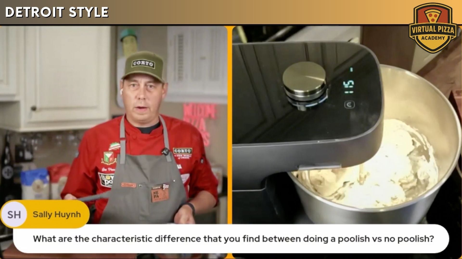 Detroit Style Pizza Virtual Class. (Live - 90 Minutes)