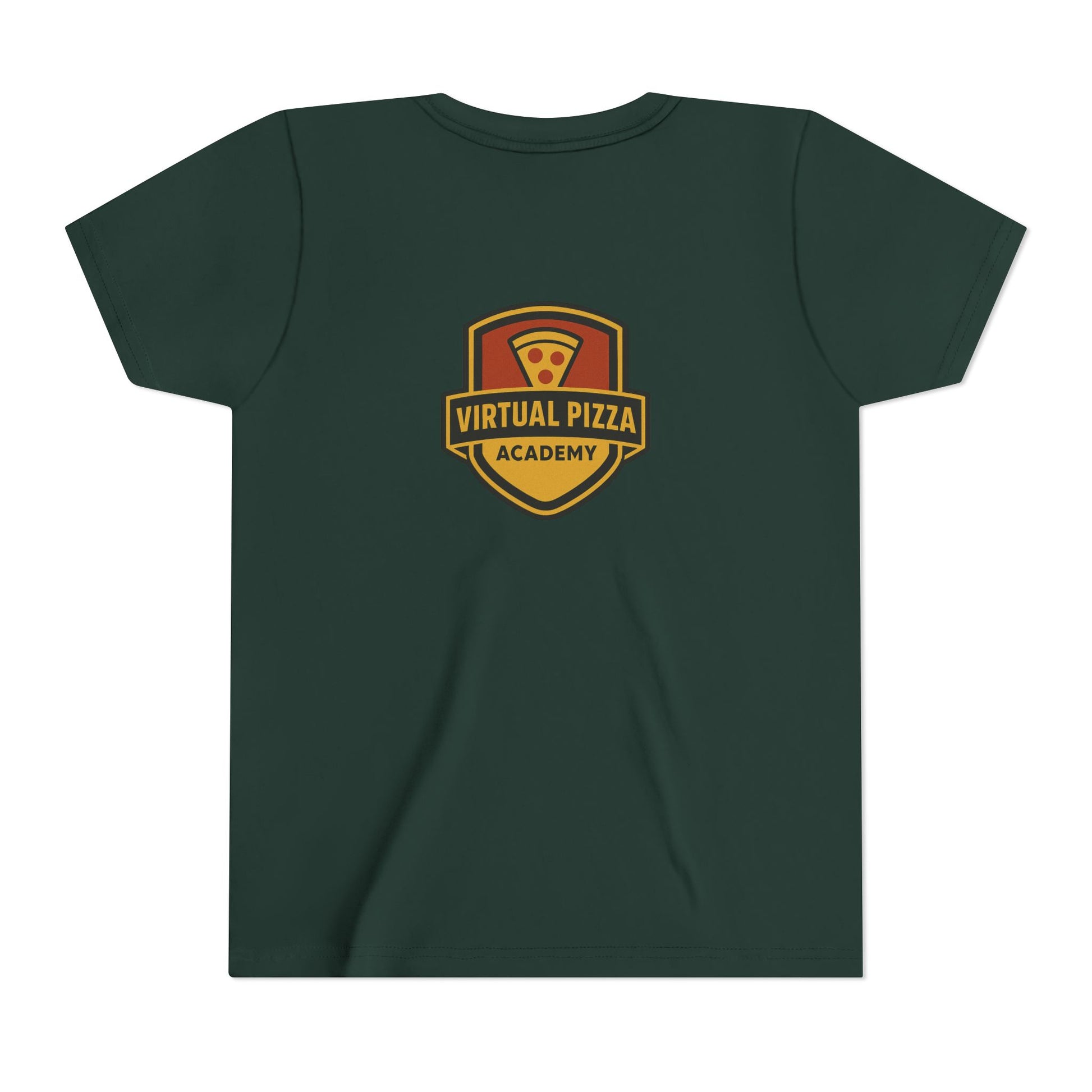 Youth Virtual Pizza Academy Tee - Fun Kids Shirt for Pizza Lovers, Birthday Gift, Foodie Apparel, Summer Wear, Family Gatherings