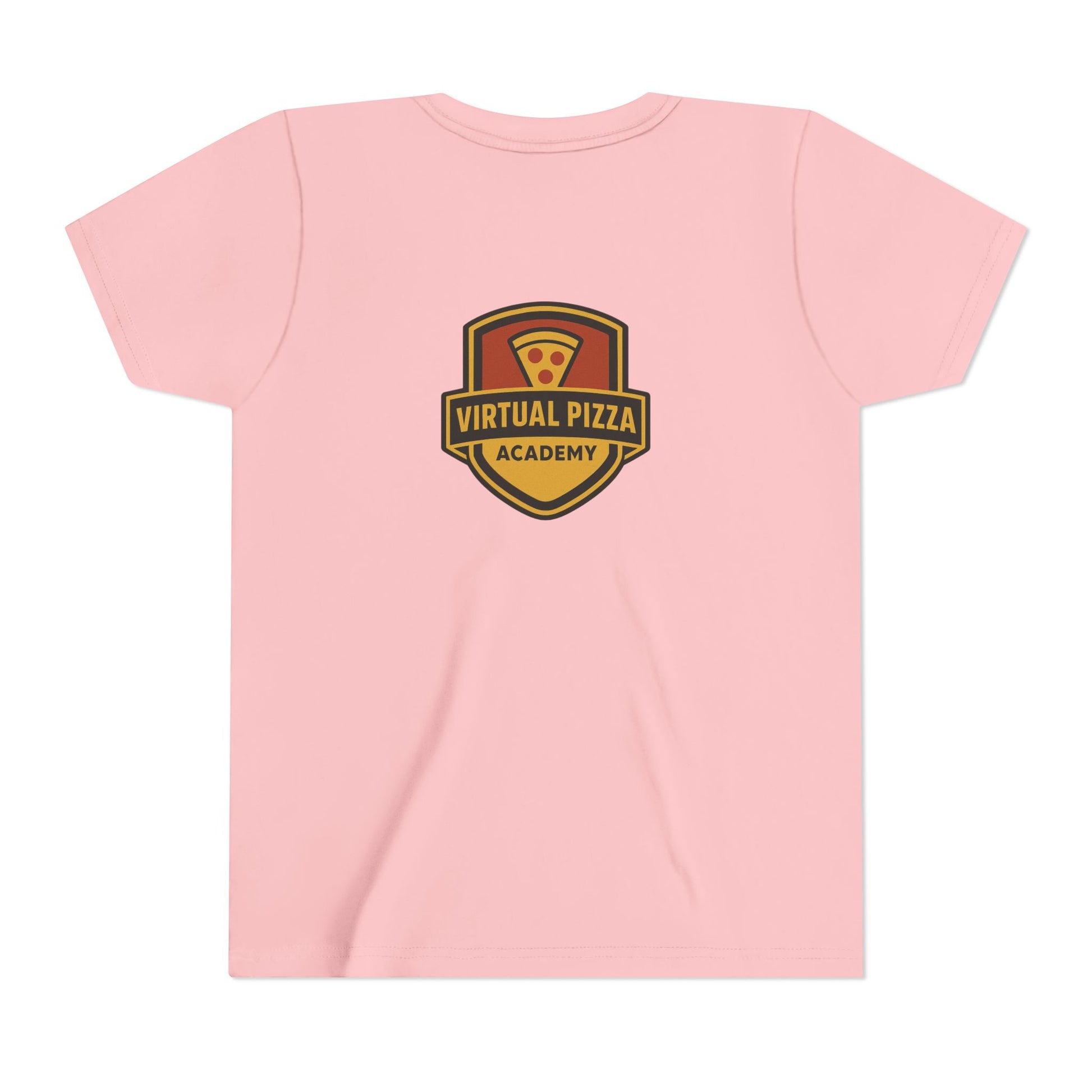 Youth Virtual Pizza Academy Tee - Fun Kids Shirt for Pizza Lovers, Birthday Gift, Foodie Apparel, Summer Wear, Family Gatherings