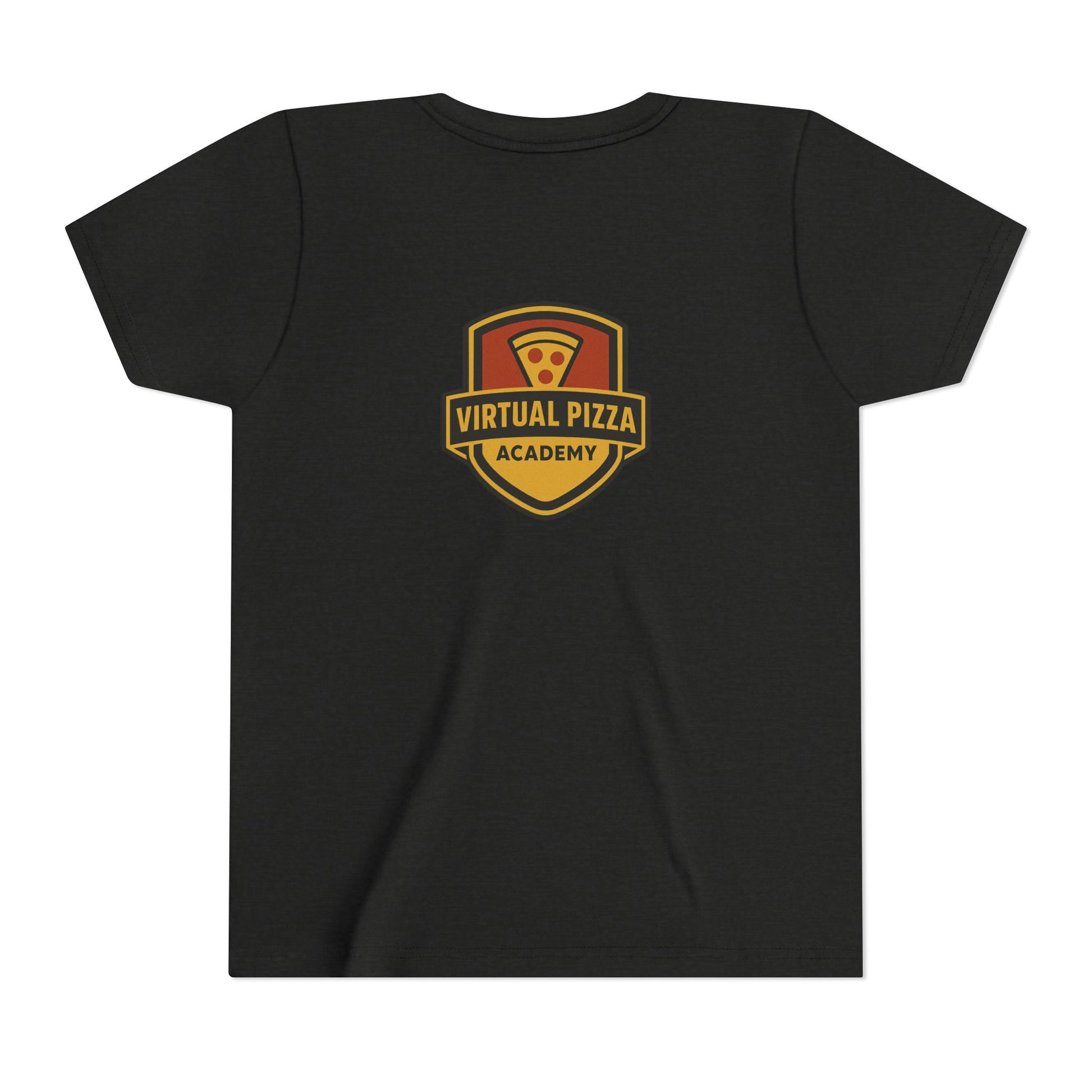 Youth Virtual Pizza Academy Tee - Fun Kids Shirt for Pizza Lovers, Birthday Gift, Foodie Apparel, Summer Wear, Family Gatherings
