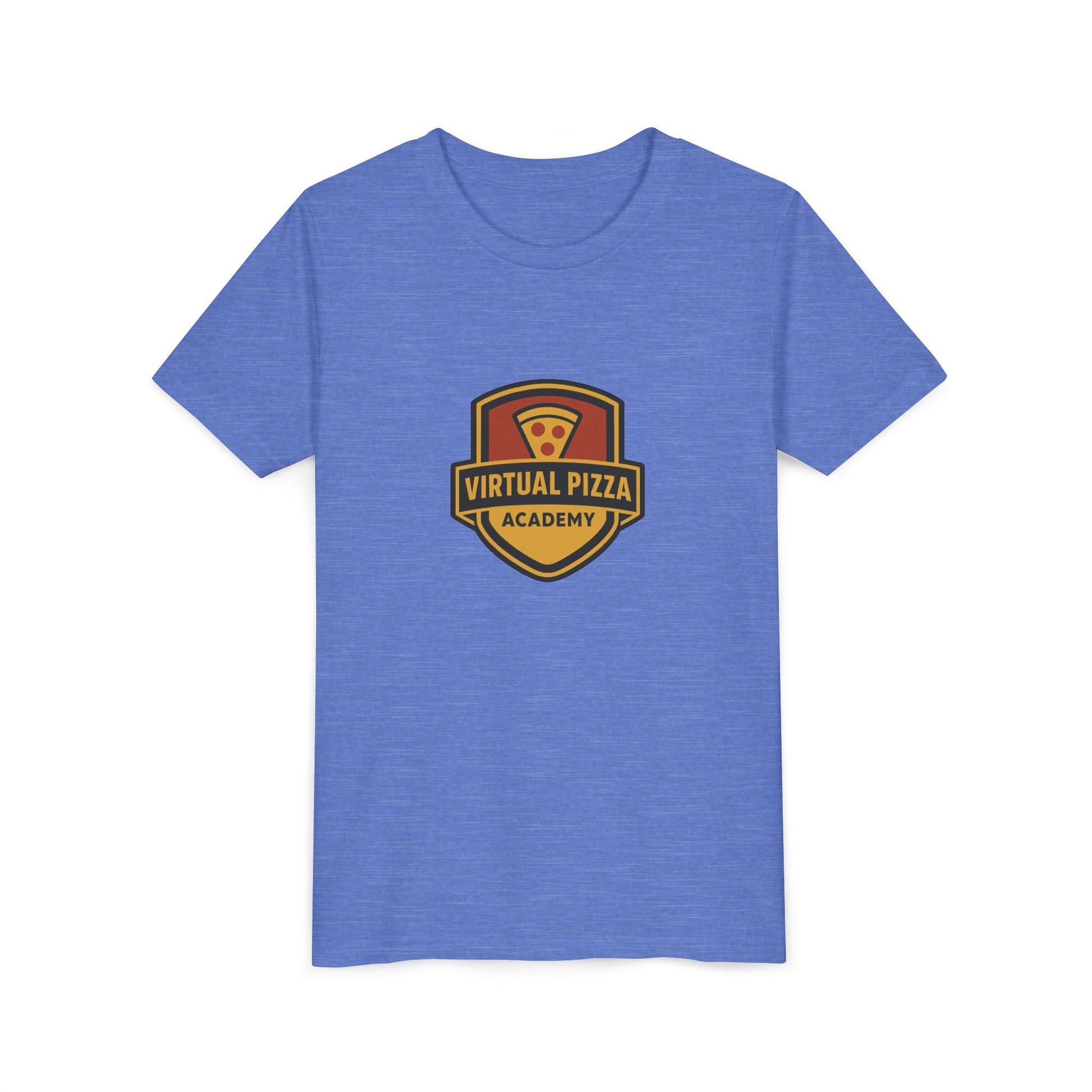 Youth Virtual Pizza Academy Tee - Fun Kids Shirt for Pizza Lovers, Birthday Gift, Foodie Apparel, Summer Wear, Family Gatherings