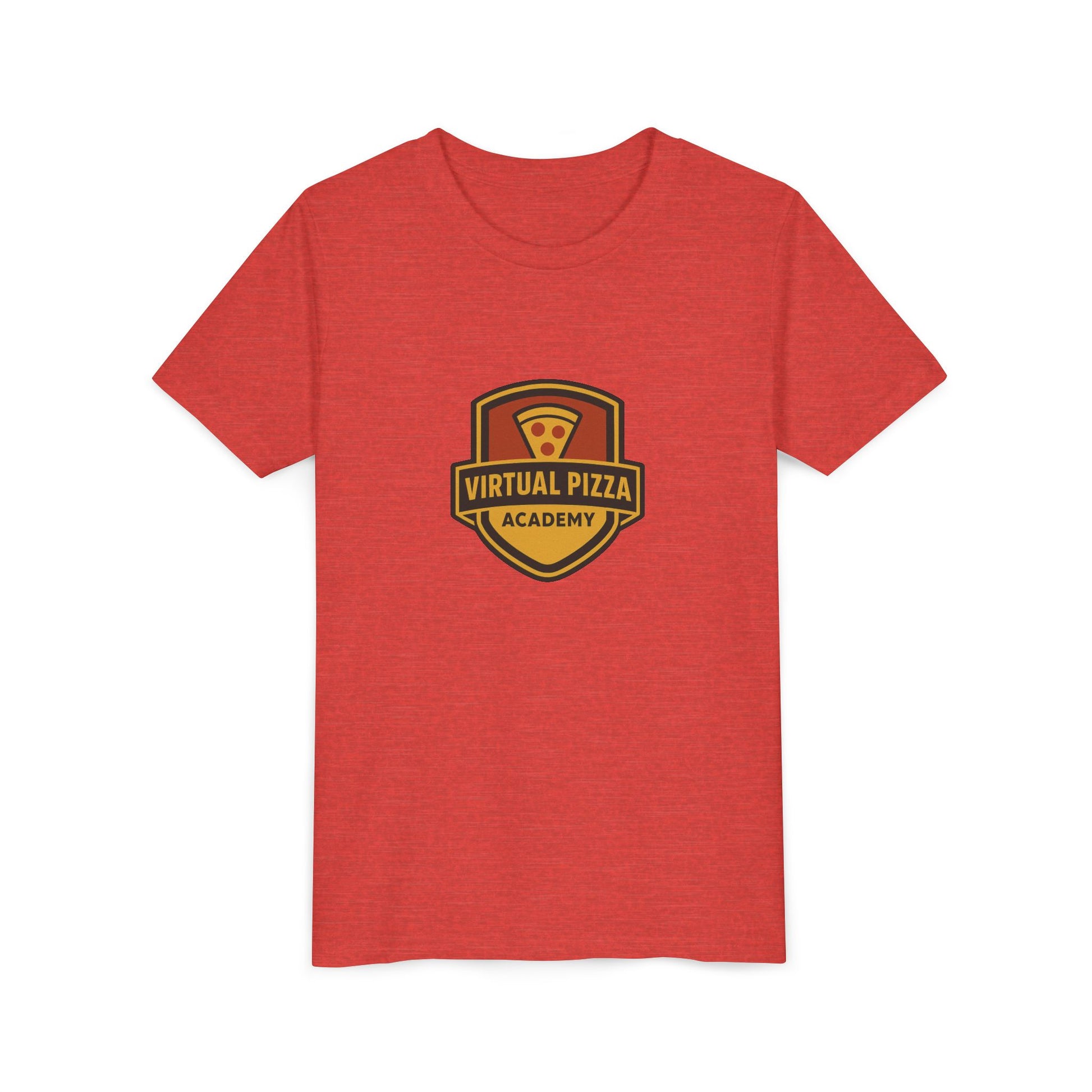 Youth Virtual Pizza Academy Tee - Fun Kids Shirt for Pizza Lovers, Birthday Gift, Foodie Apparel, Summer Wear, Family Gatherings
