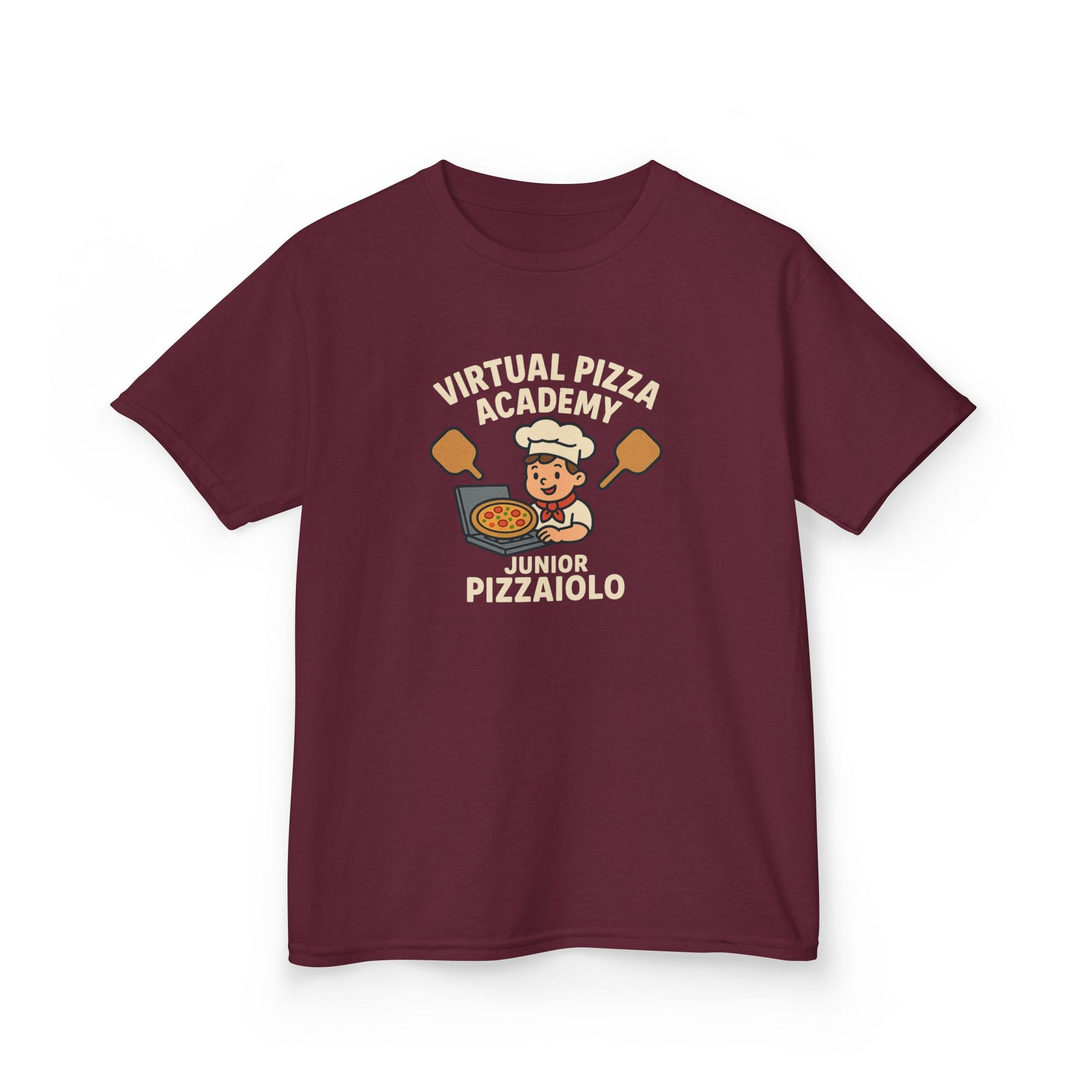 Kids Pizza Academy Tee, Fun Kids T-Shirt, Junior Pizza Maker Shirt, Birthday Gift for Kids, Cooking Class Apparel