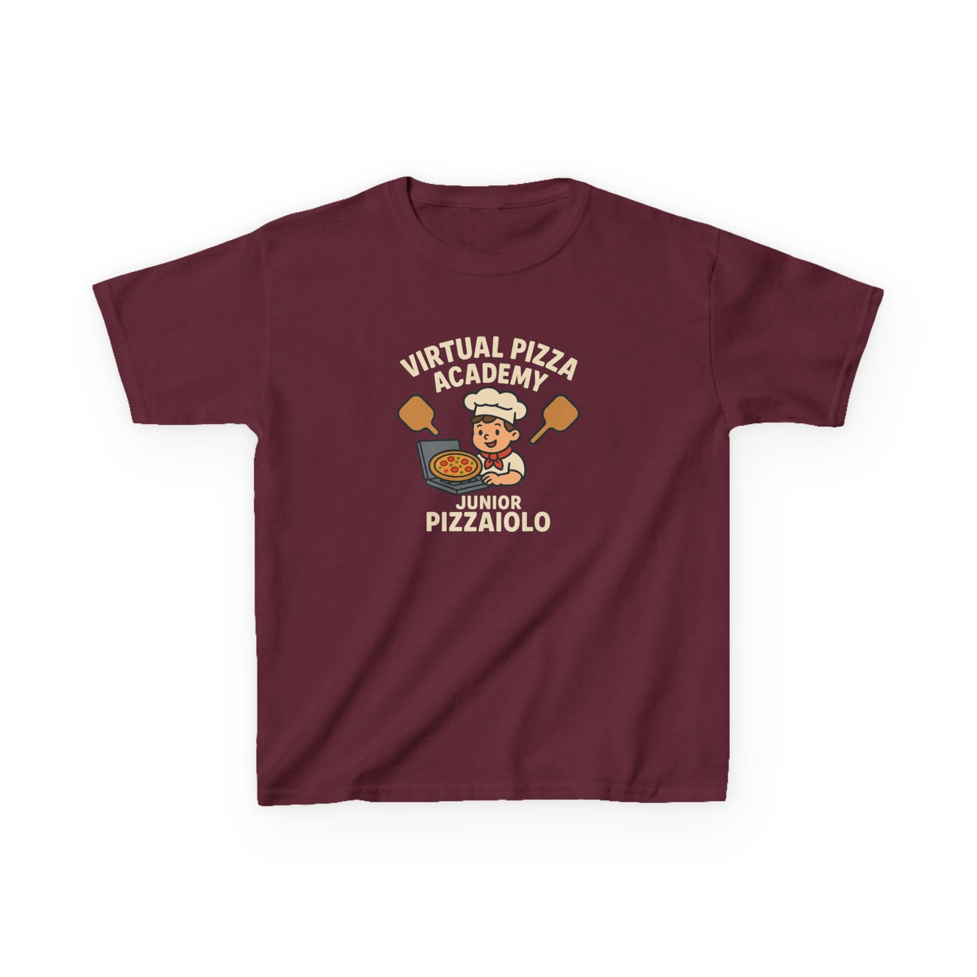 Kids Pizza Academy Tee, Fun Kids T-Shirt, Junior Pizza Maker Shirt, Birthday Gift for Kids, Cooking Class Apparel