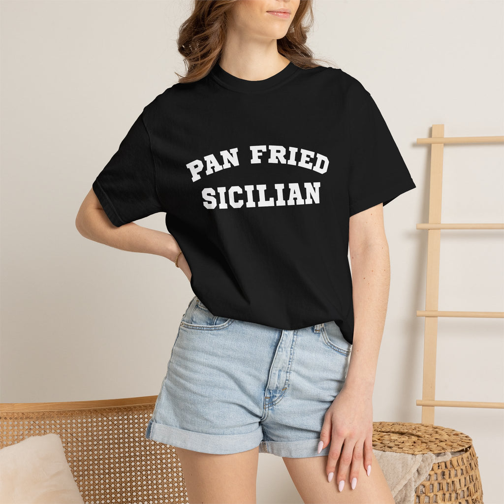 Pan Fried Sicilian T-Shirt — Funny Italian Heritage Tee