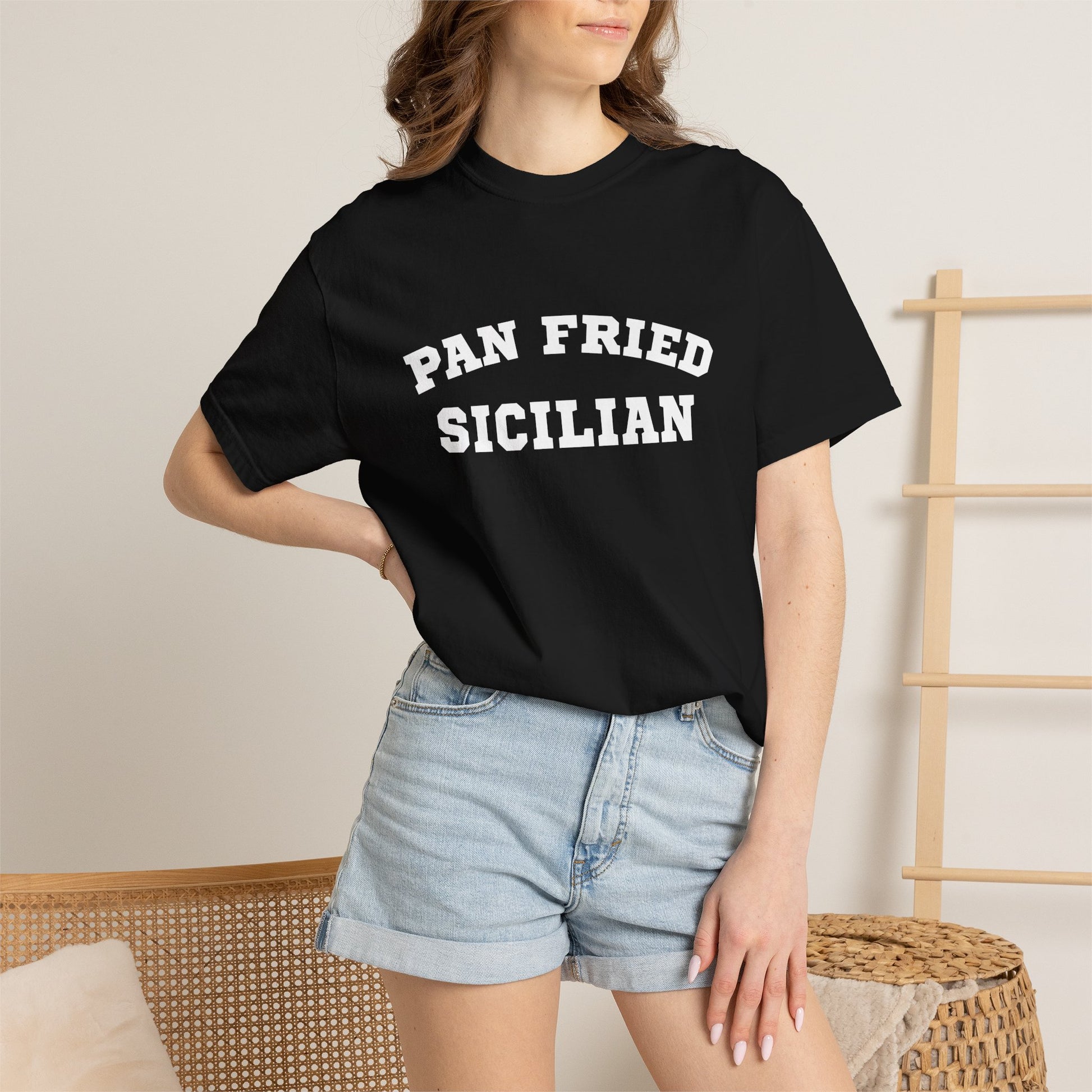 Pan Fried Sicilian T-Shirt — Funny Italian Heritage Tee
