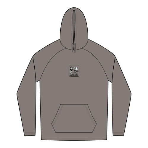 Virtual Pizza Academy Unisex New Era. Tri-Blend lightweight Graphic Hoodie