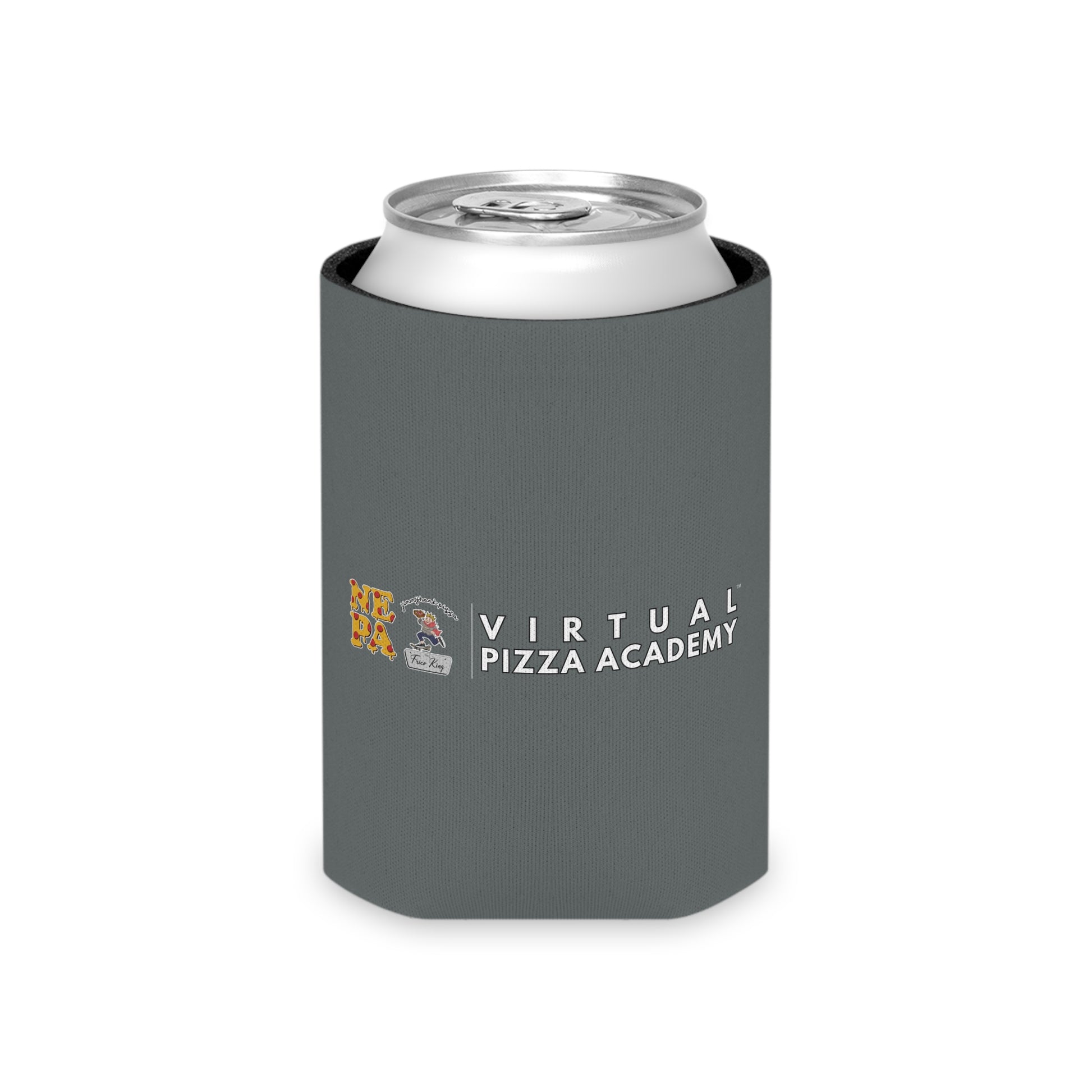 Cooler Cozie for Virtual Pizza Academy Lovers, Beer Hugger, Party Accessory, Gift for Pizza Enthusiasts, Fun Beverage Holder