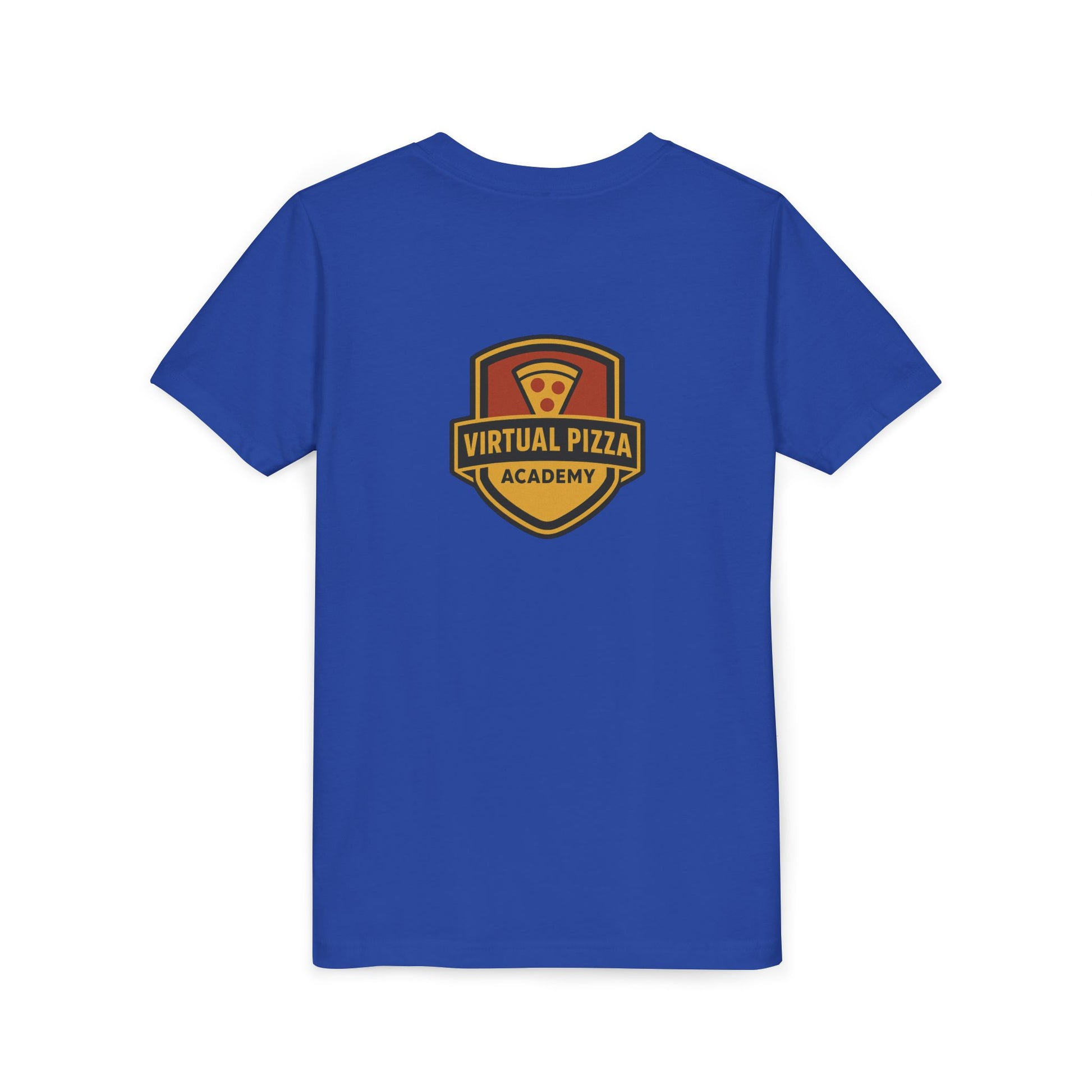 Youth Virtual Pizza Academy Tee - Fun Kids Shirt for Pizza Lovers, Birthday Gift, Foodie Apparel, Summer Wear, Family Gatherings
