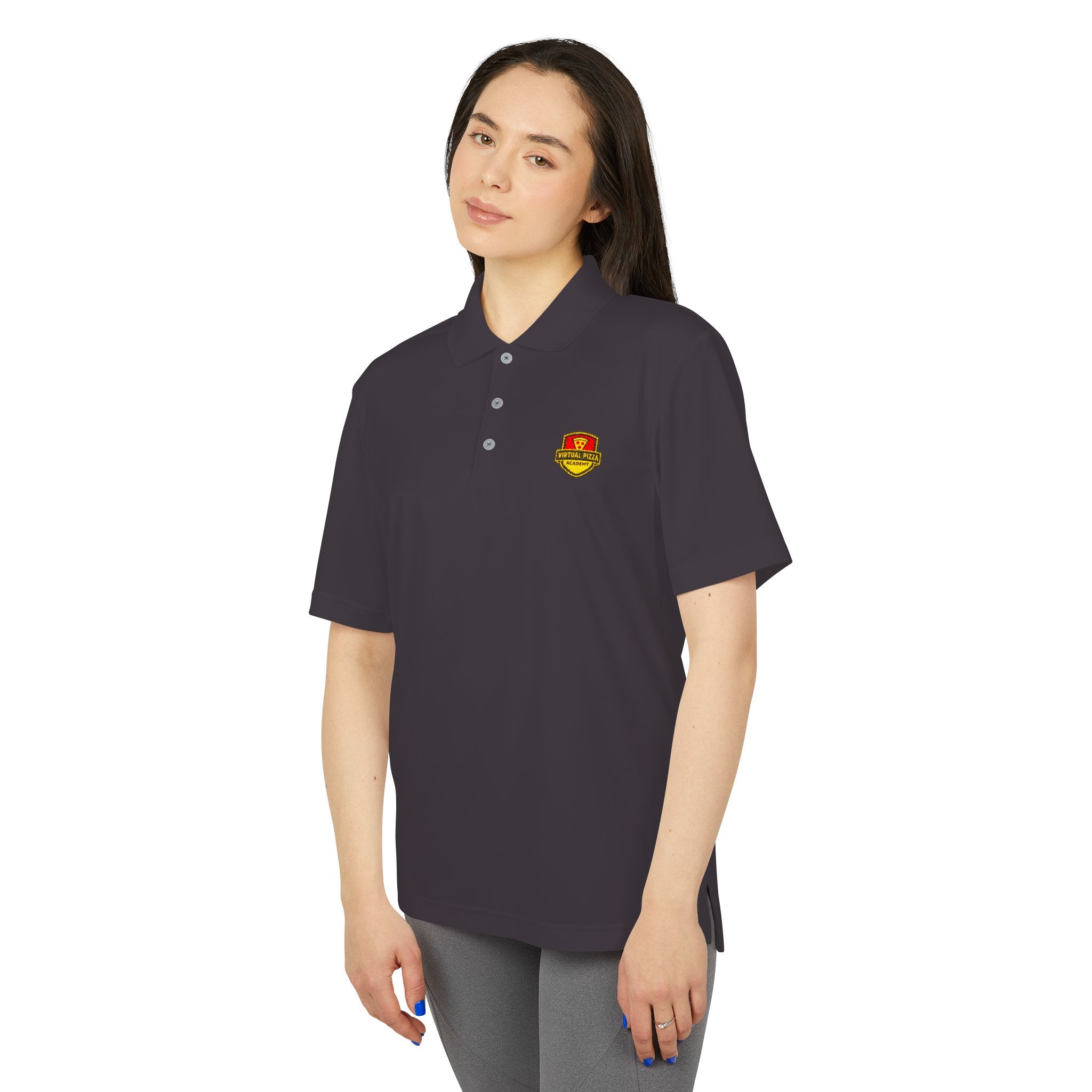 adidas Unisex Performance Polo – Virtual Pizza Academy