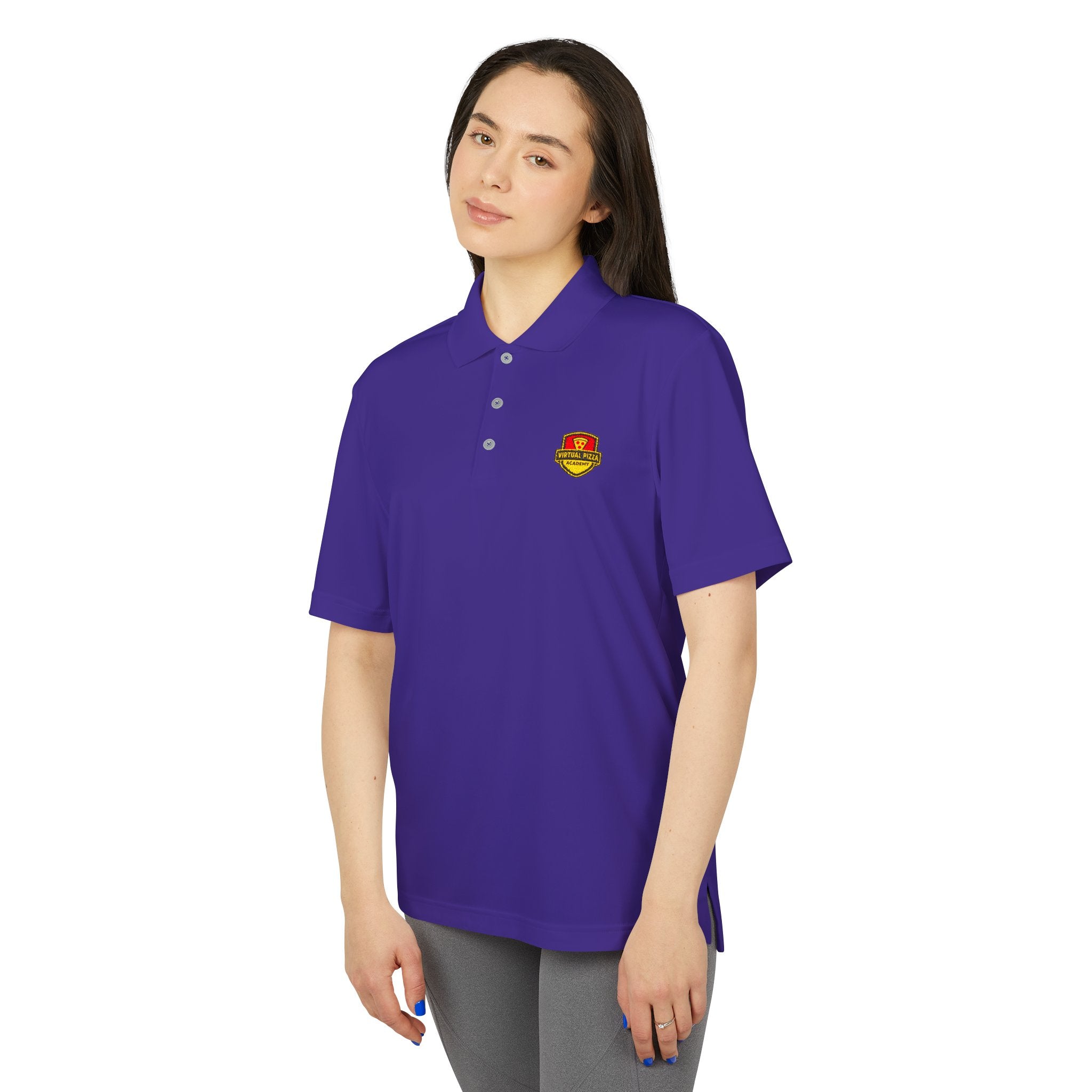 adidas Unisex Performance Polo – Virtual Pizza Academy