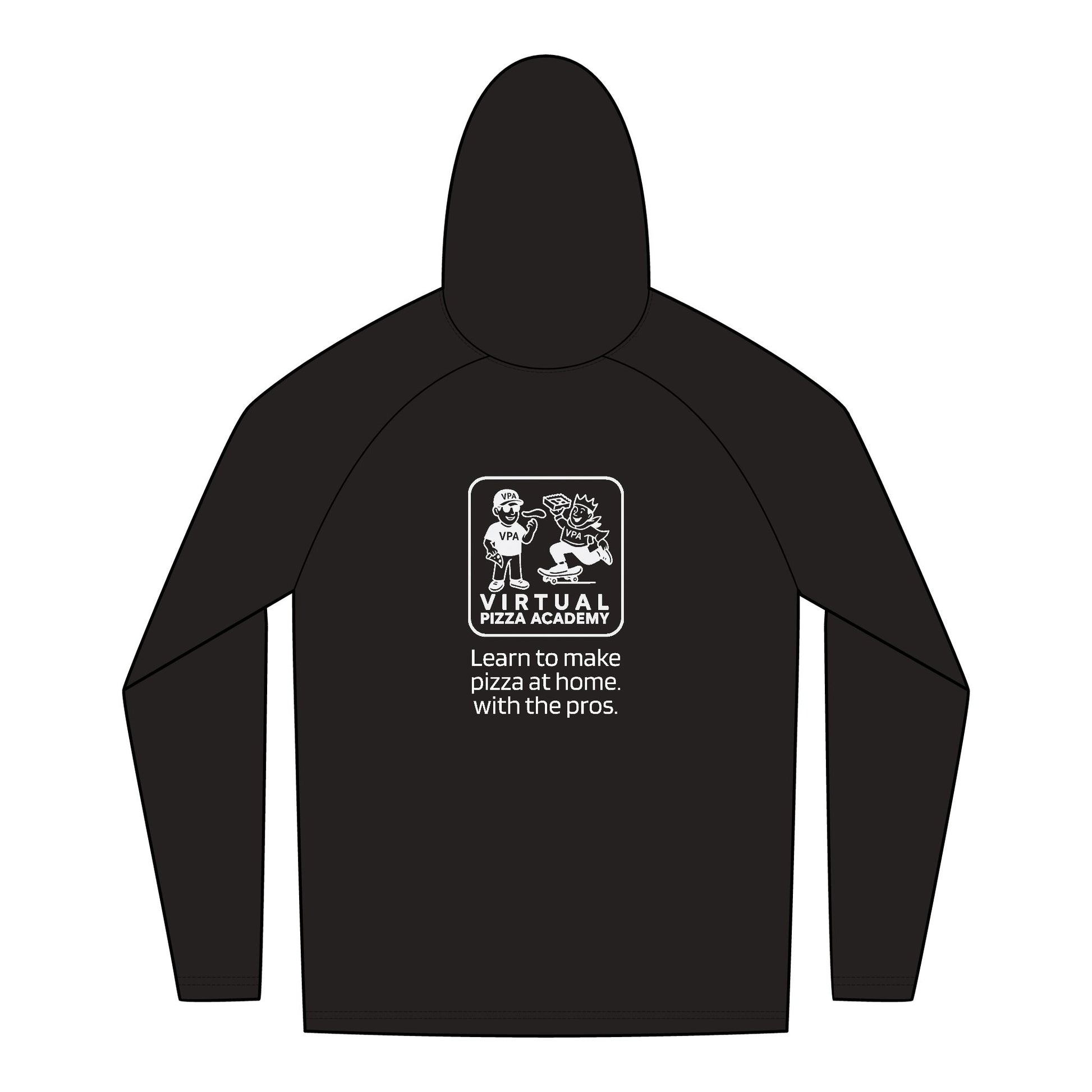 New Era. Virtual Pizza Academy Unisex Tri-Blend Graphic Hoodie