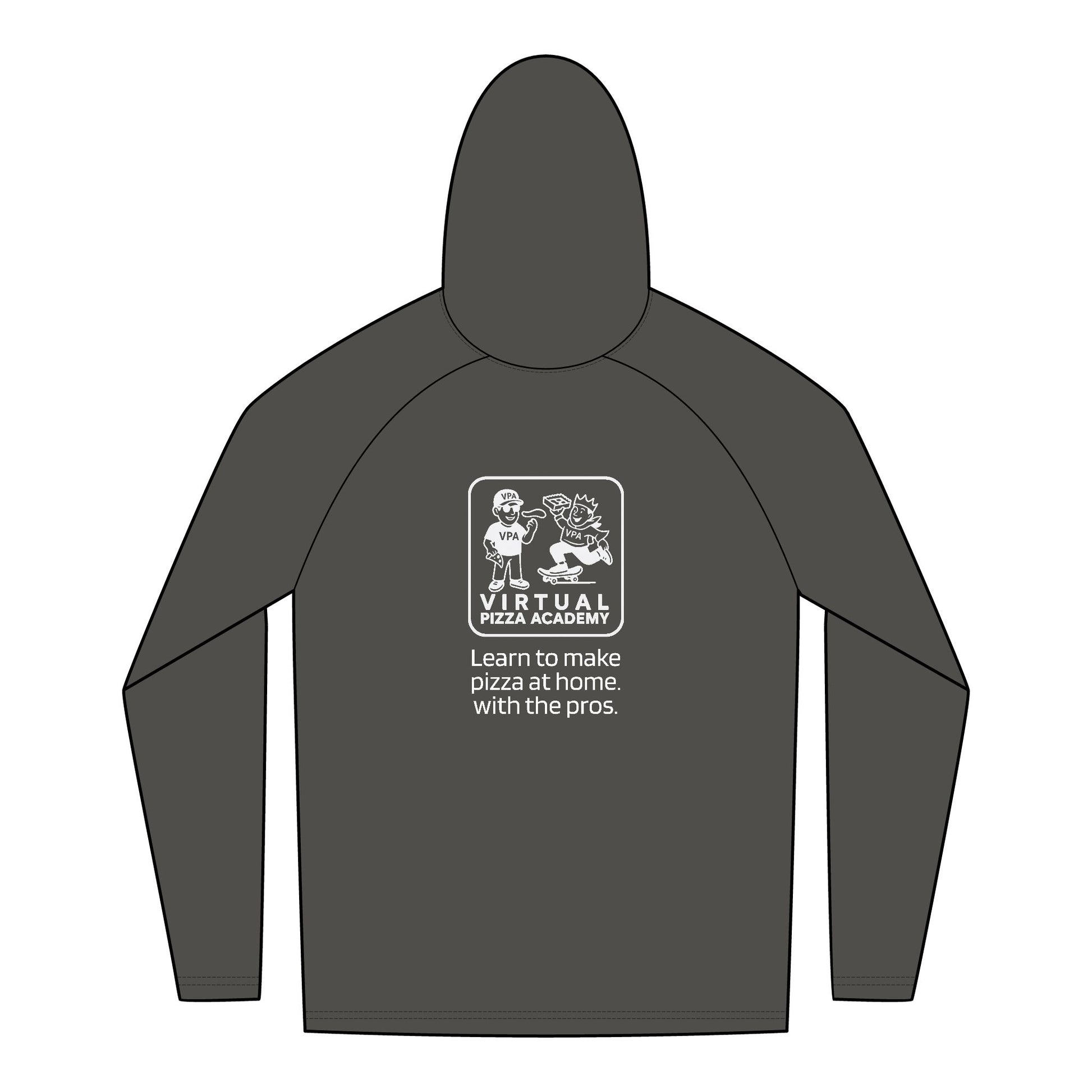 New Era. Virtual Pizza Academy Unisex Tri-Blend Graphic Hoodie