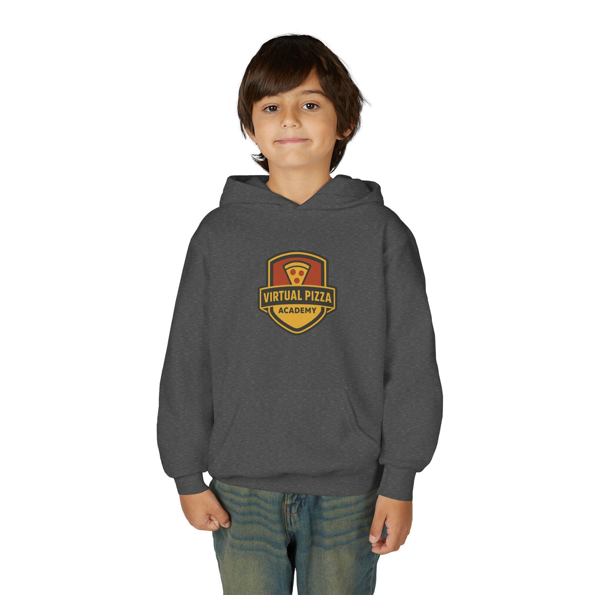 VPA Shield Logo - Youth Heavy Blend Hooded Sweatshirt