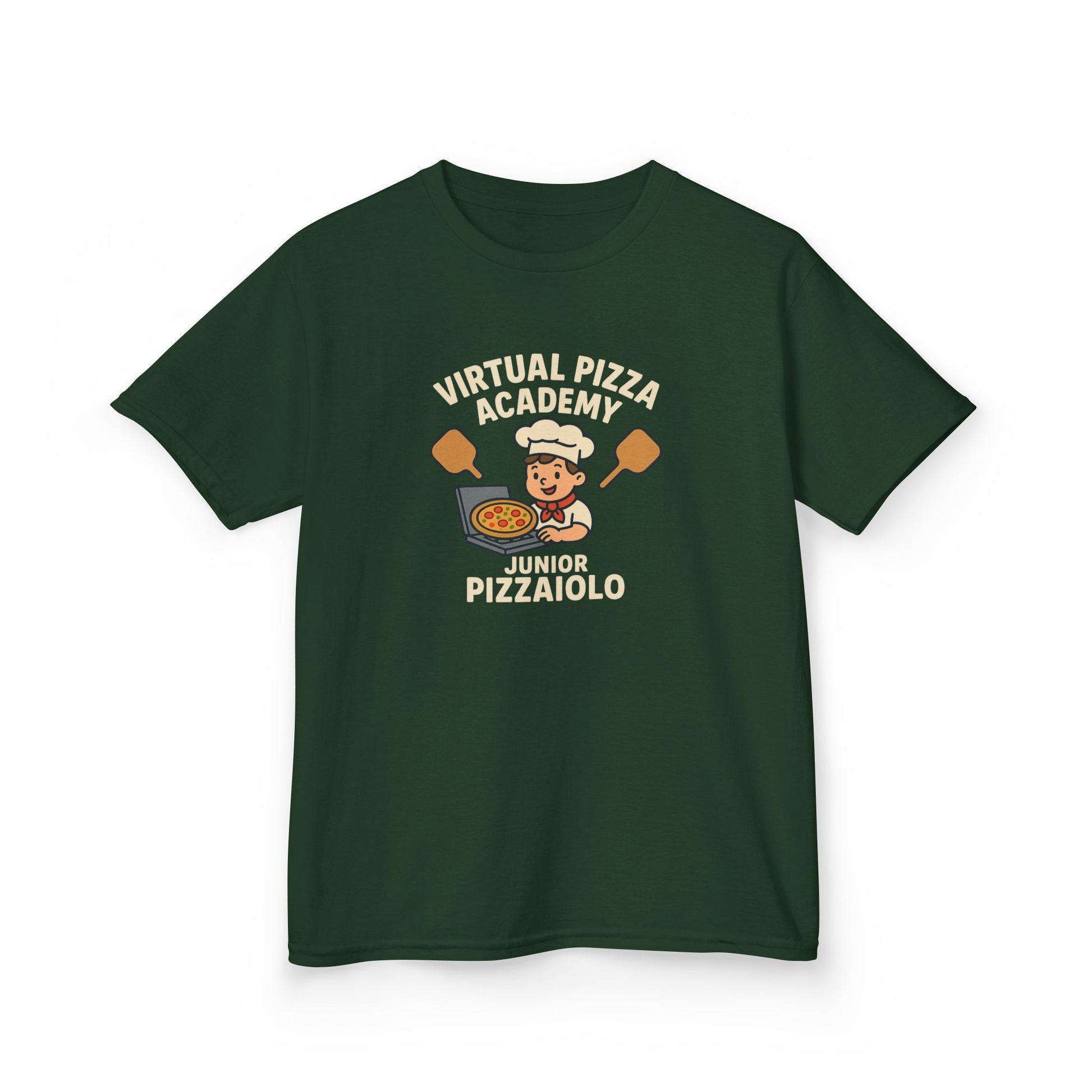 Kids Pizza Academy Tee, Fun Kids T-Shirt, Junior Pizza Maker Shirt, Birthday Gift for Kids, Cooking Class Apparel