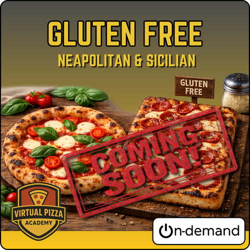 Gluten-Free Pizza — Neapolitan & Sicilian (On-Demand, 60 minutes)