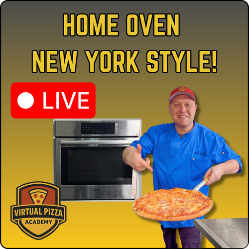 Home Oven NY Style Pizza (Live - 90 minutes)