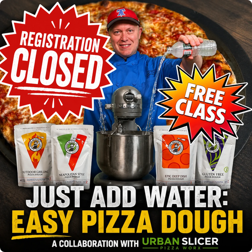 Just Add Water: Easy Pizza Dough — A Collaboration with Urban Slicer