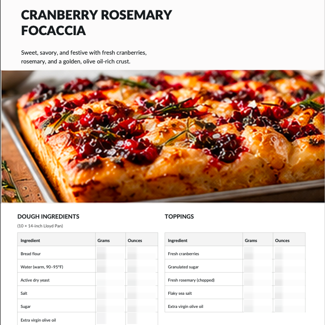VPA's Holiday Baking Recipe Collection