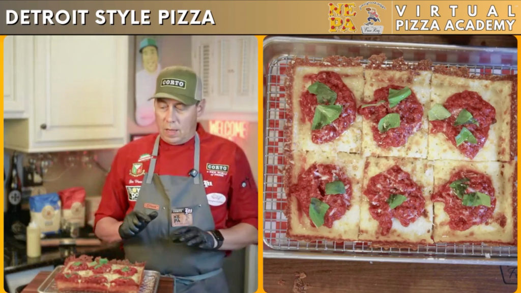 Detroit Style Pizza Virtual Class. (Live - 90 Minutes)