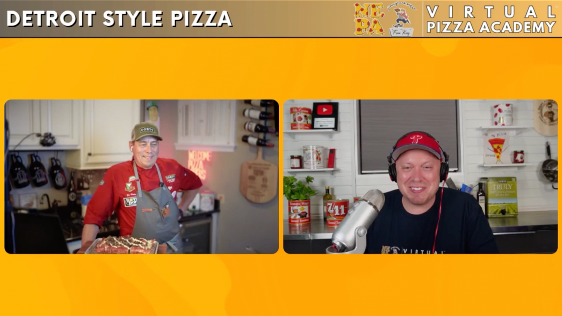 Detroit Style Pizza Virtual Class. (Live - 90 Minutes)